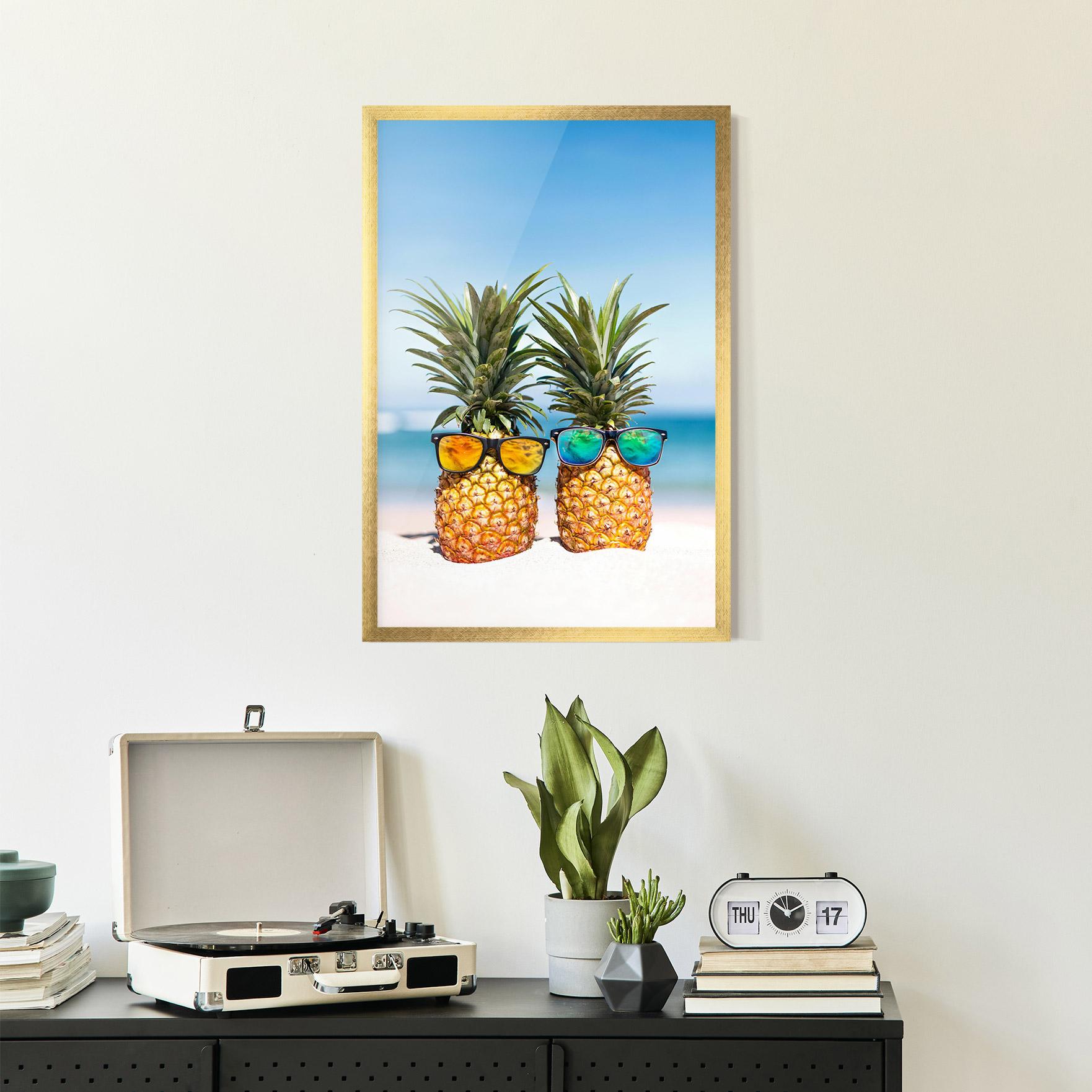 Keretezett Poszter Trendy Sunglasses mockup 2