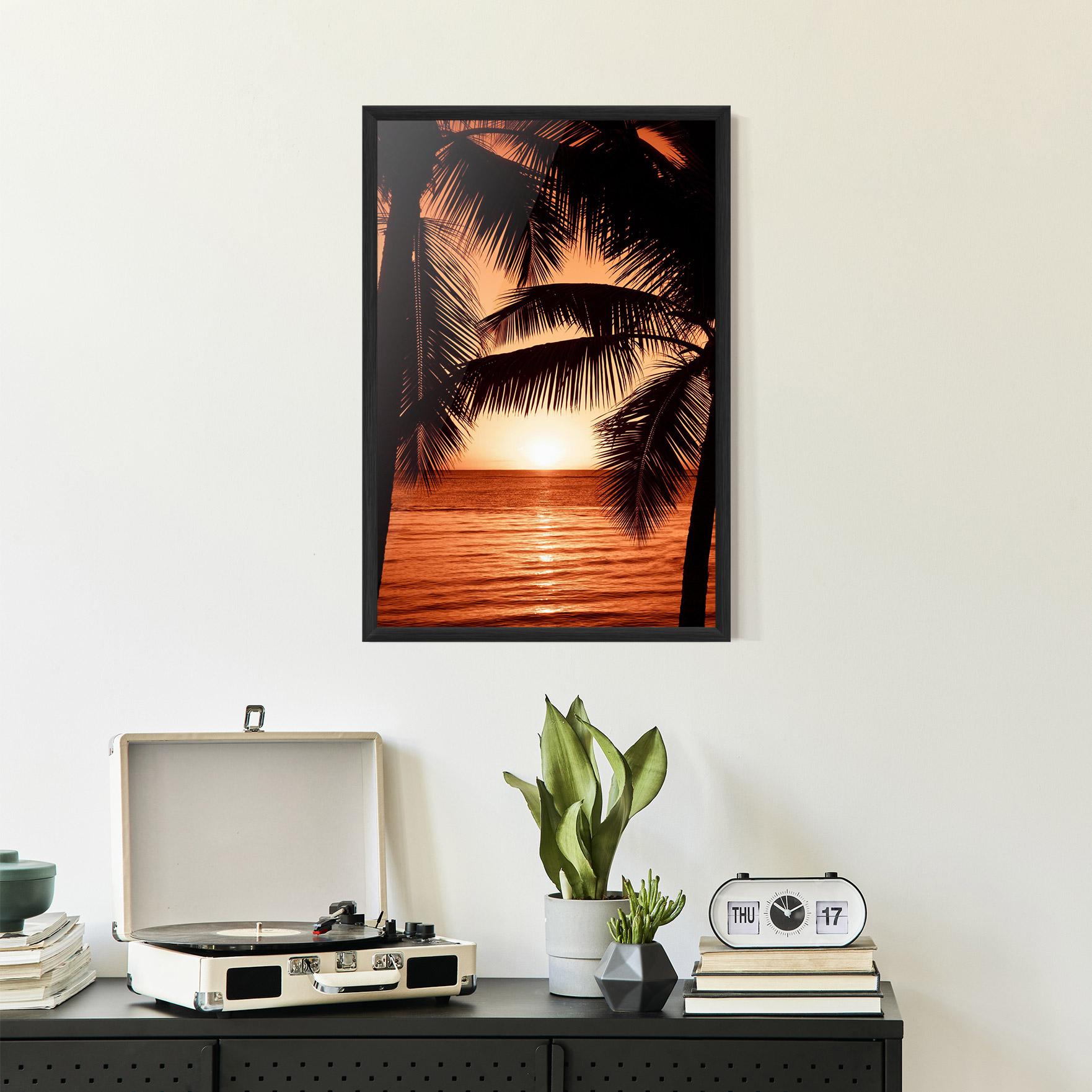 Keretezett Poszter Orange Sea mockup 2