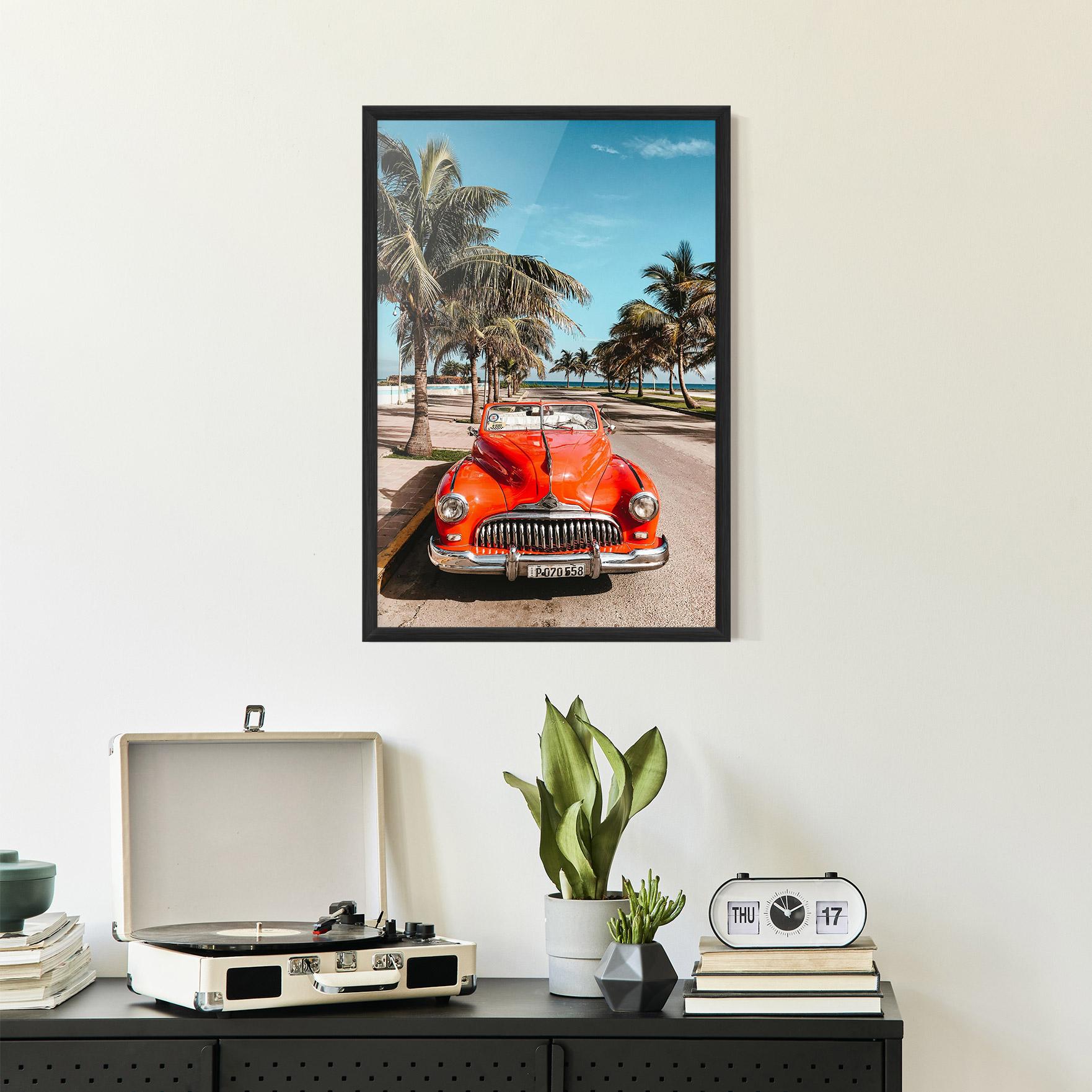 Keretezett Poszter Red Summer Car mockup 2