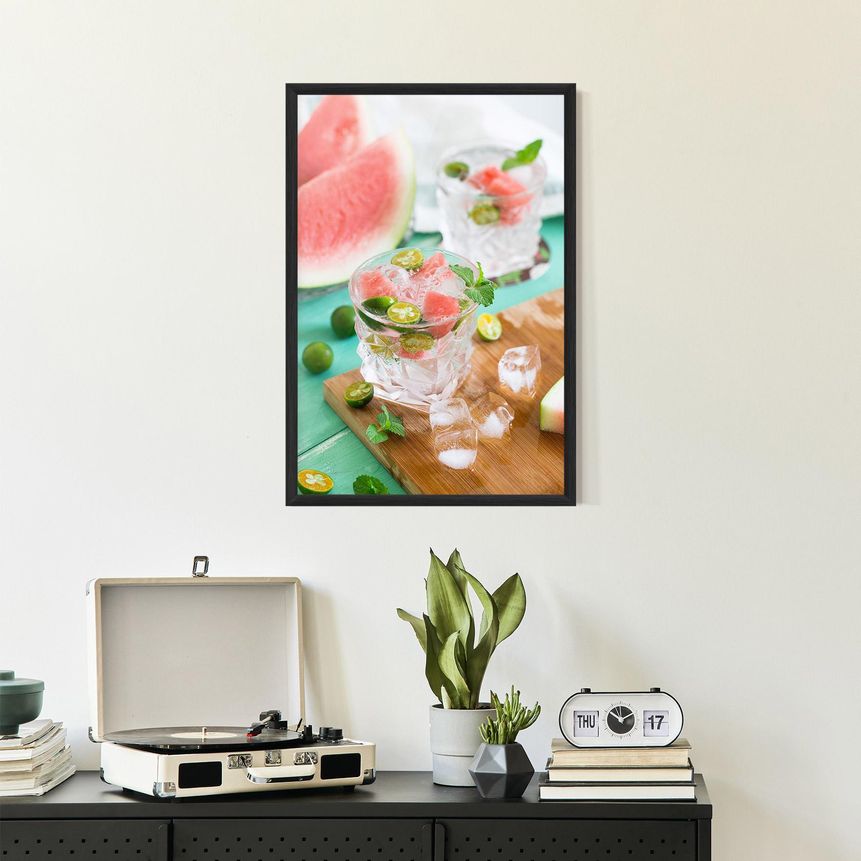 Keretezett Poszter Summer Drink mockup 2
