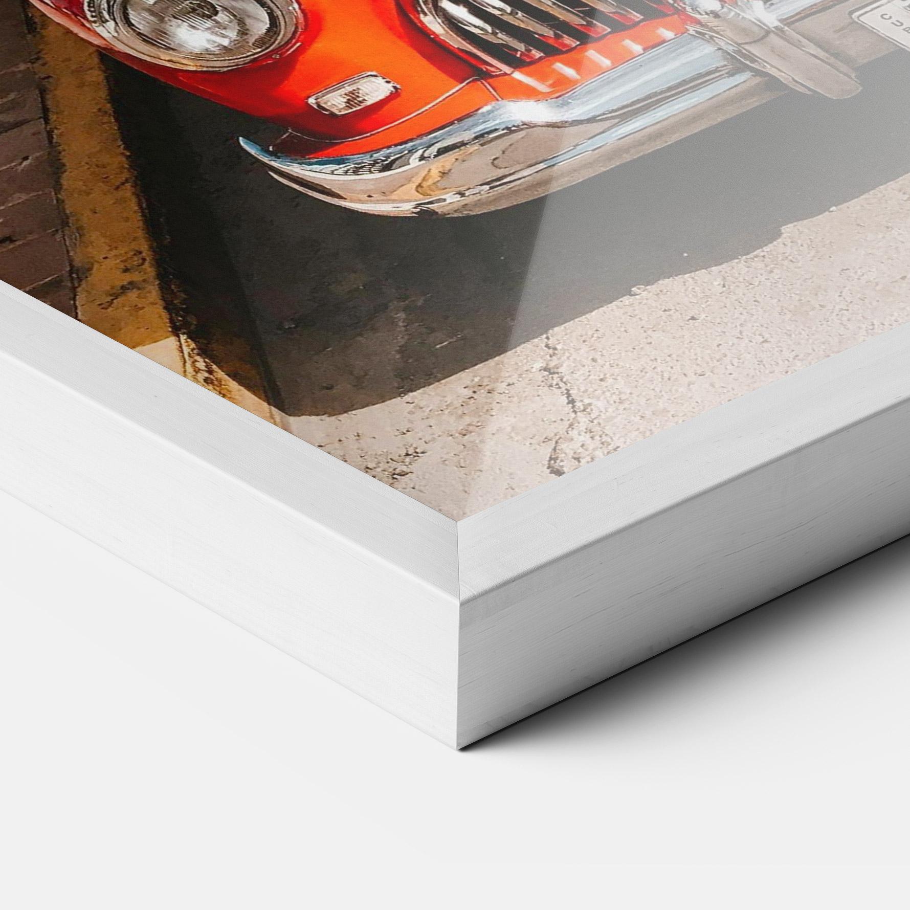 Keretezett Poszter Red Summer Car mockup 3