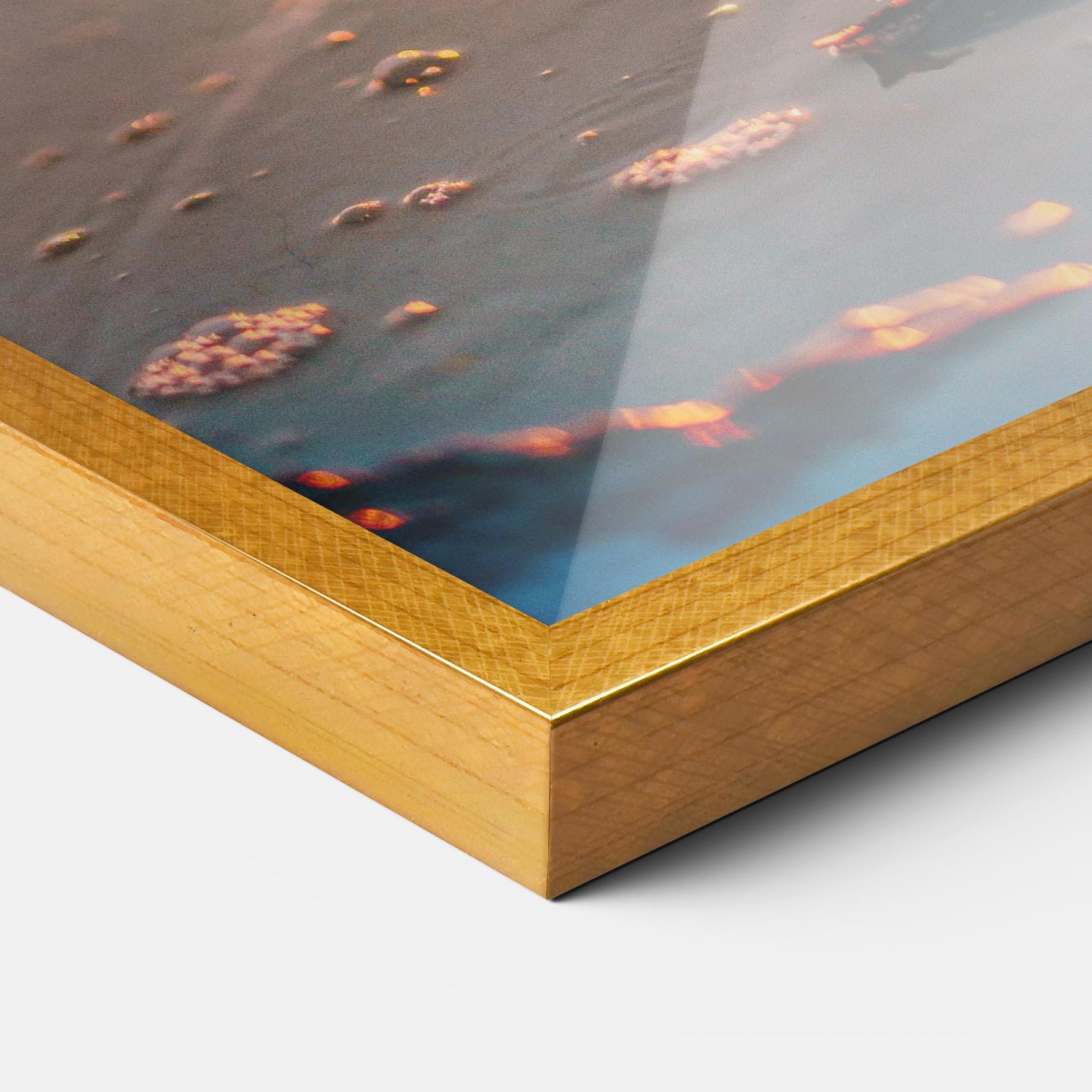 Keretezett Poszter Jar With Lights mockup 3