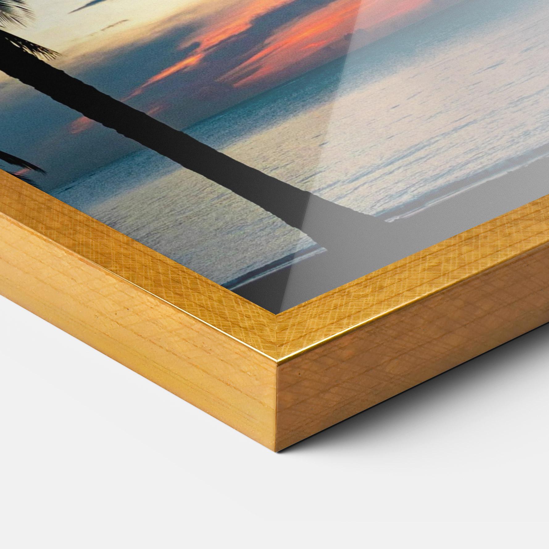 Keretezett Poszter Palm Shilouette mockup 3