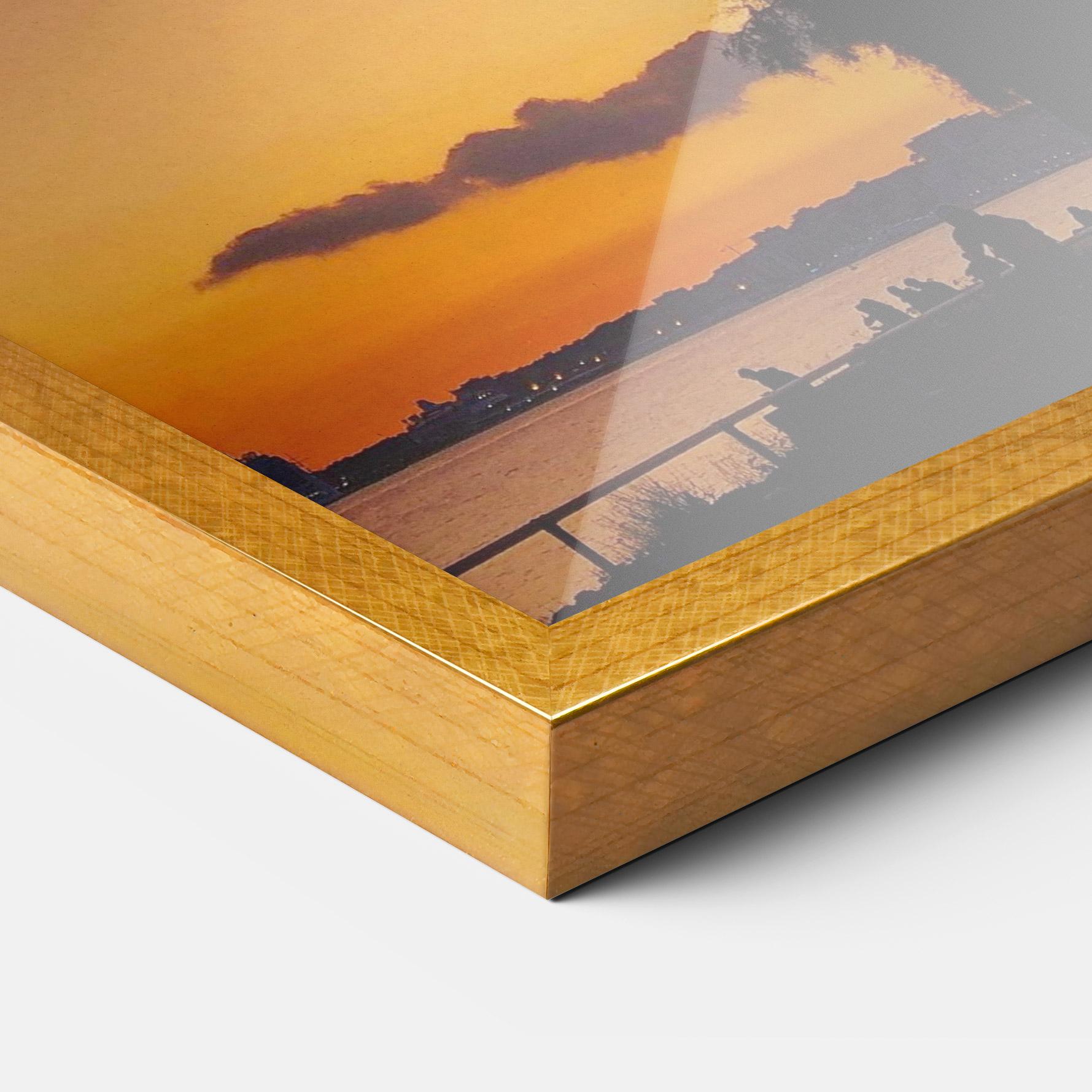 Keretezett Poszter Purple Palm mockup 3