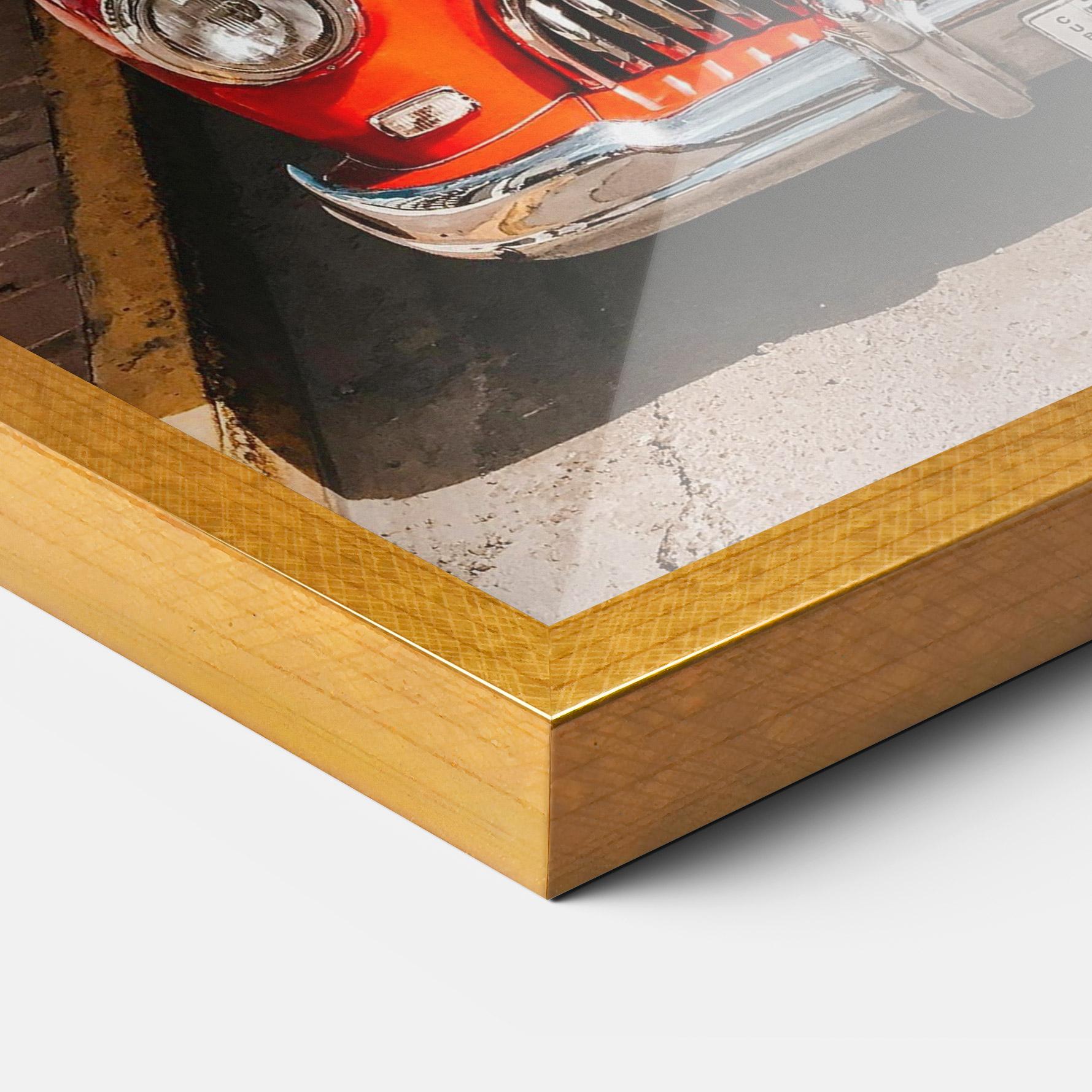 Keretezett Poszter Red Summer Car mockup 3