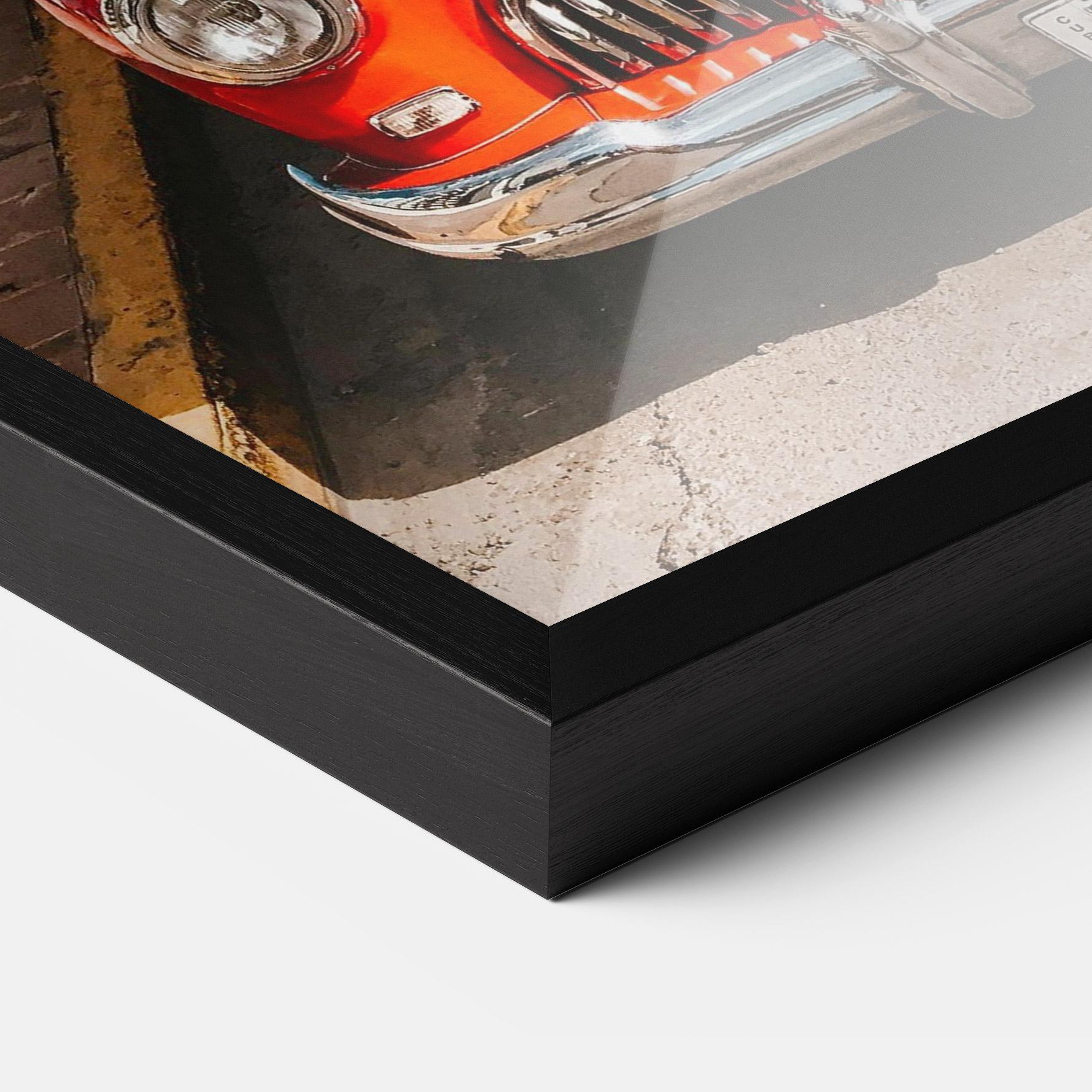 Keretezett Poszter Red Summer Car mockup 3