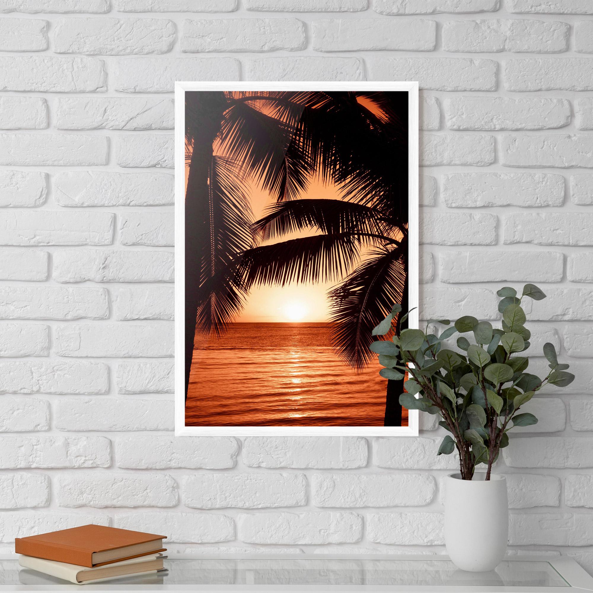 Keretezett Poszter Orange Sea mockup 5