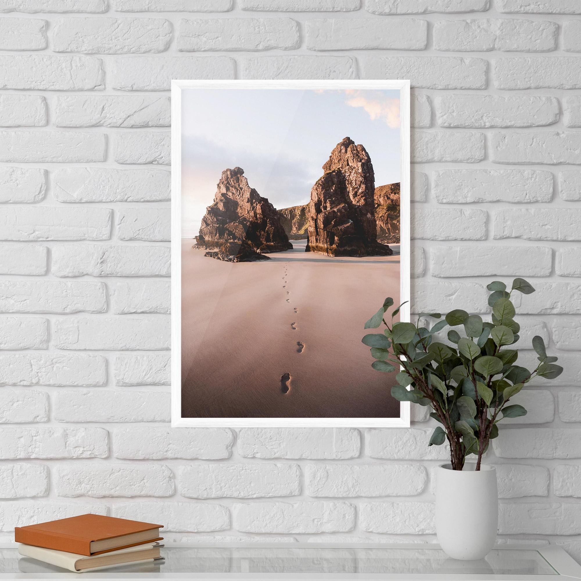 Keretezett Poszter Sand Mark mockup 5