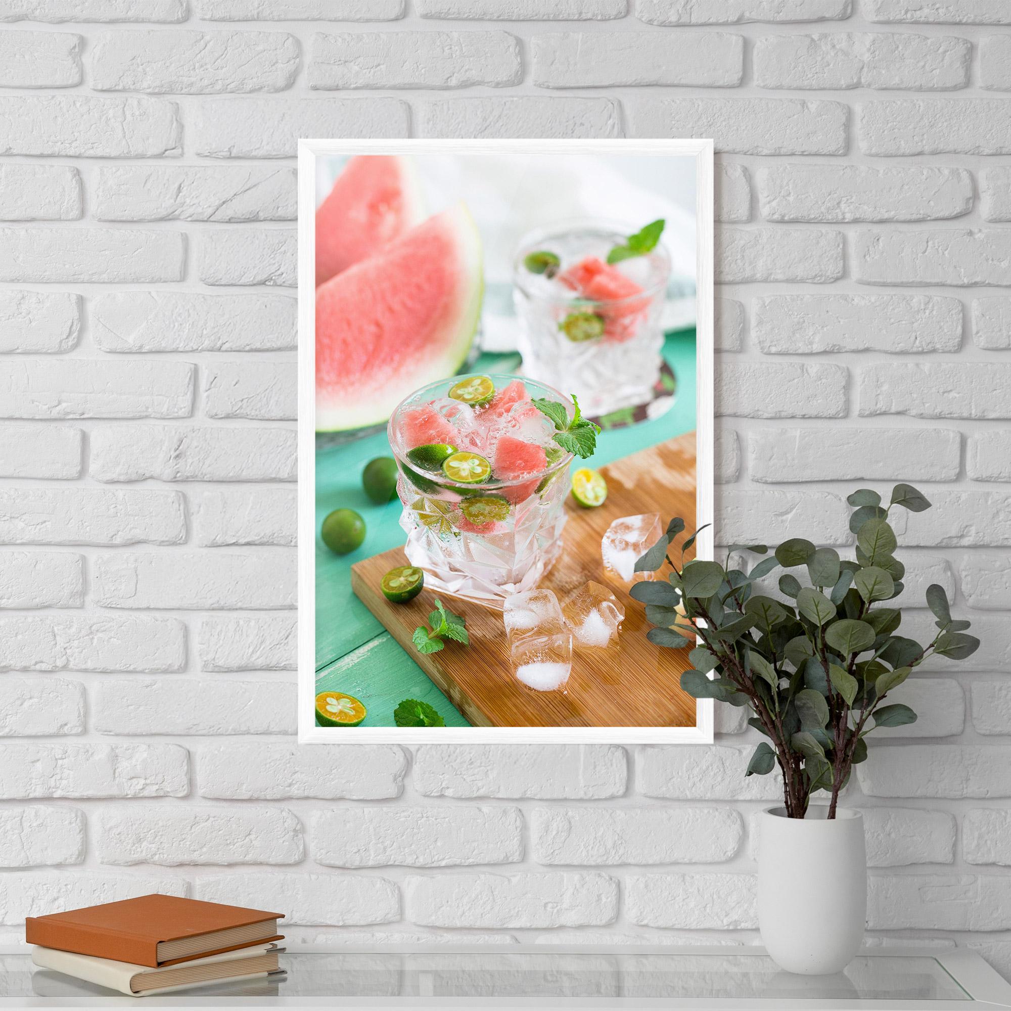 Keretezett Poszter Summer Drink mockup 5