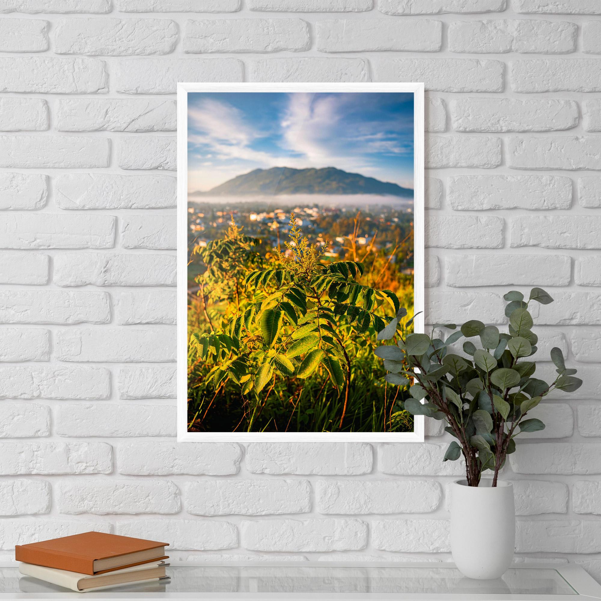 Keretezett Poszter Summer Leaves mockup 5