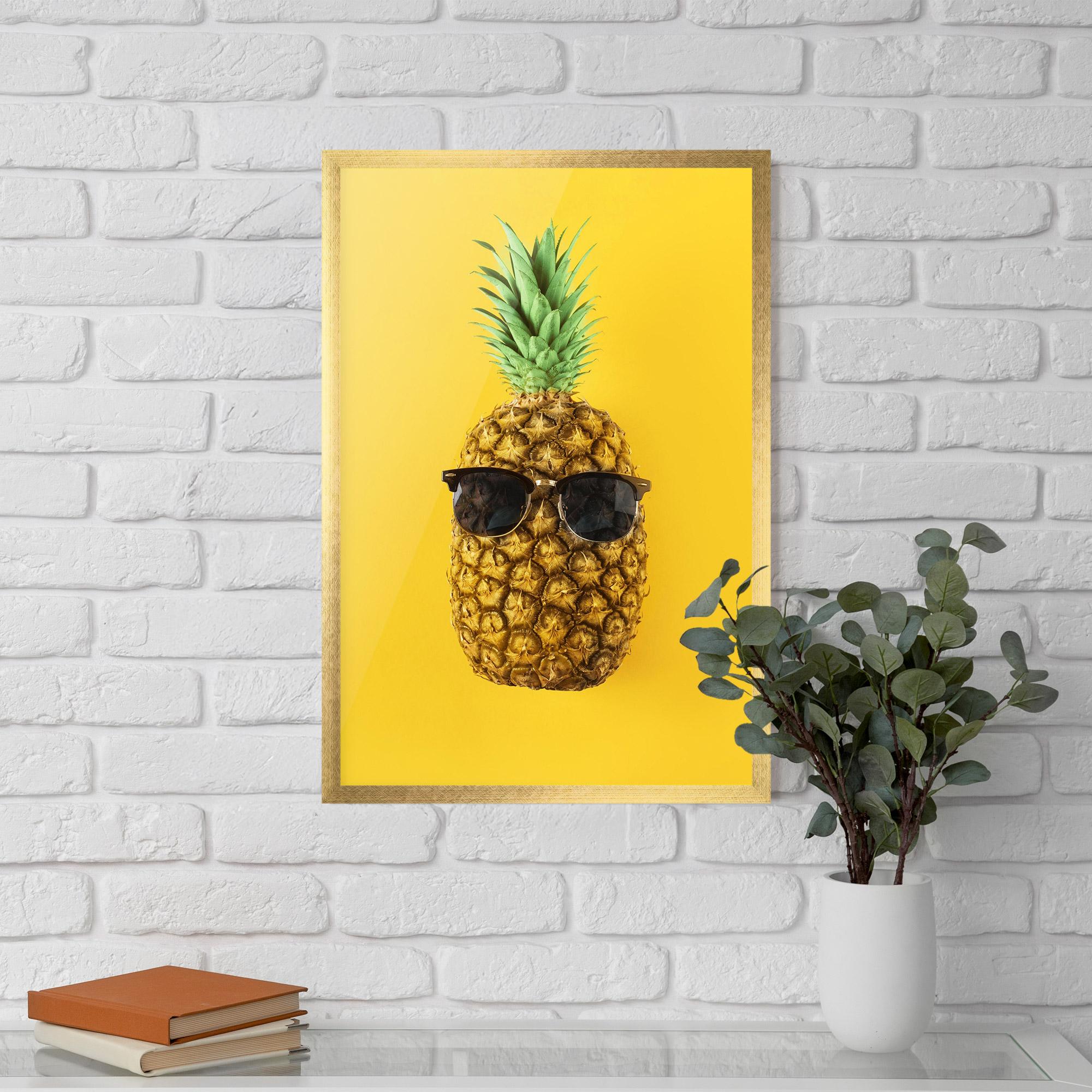 Keretezett Poszter Fresh Pineapple mockup 5