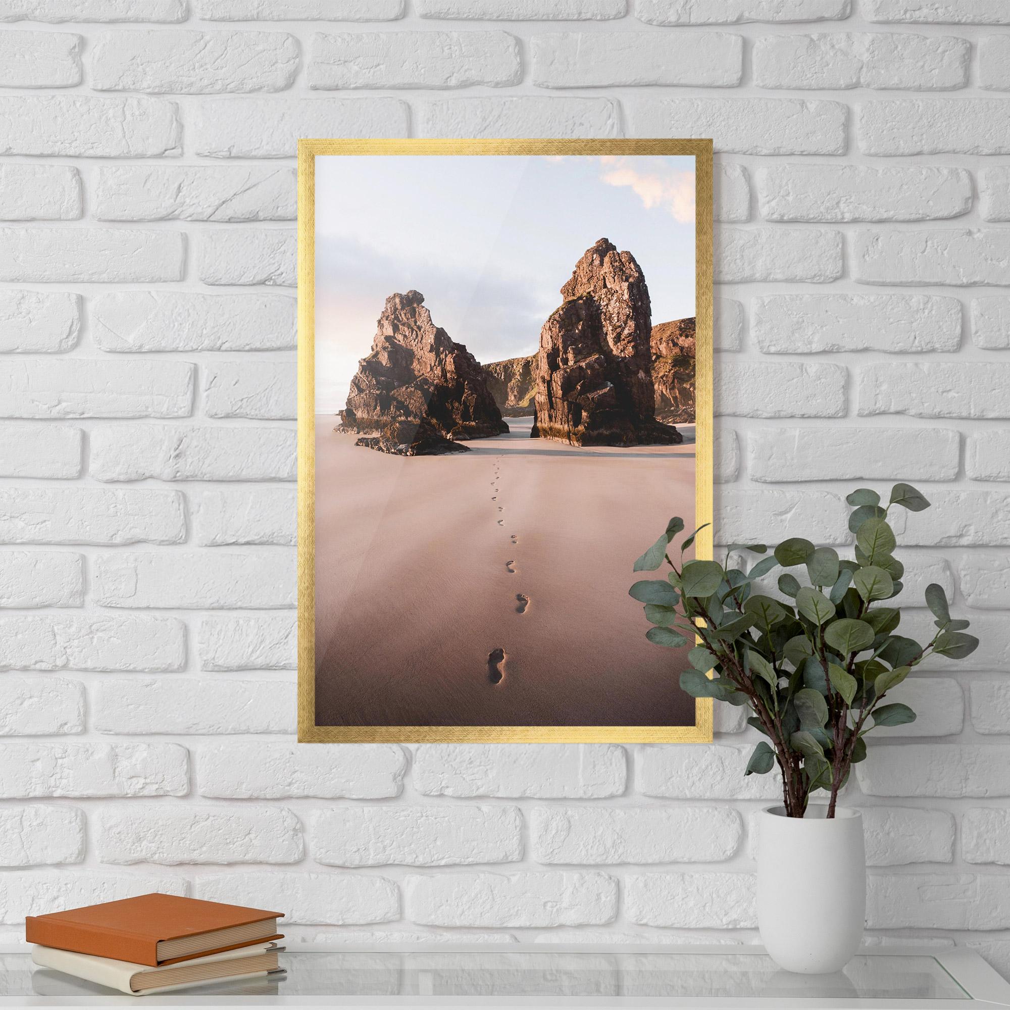 Keretezett Poszter Sand Mark mockup 5