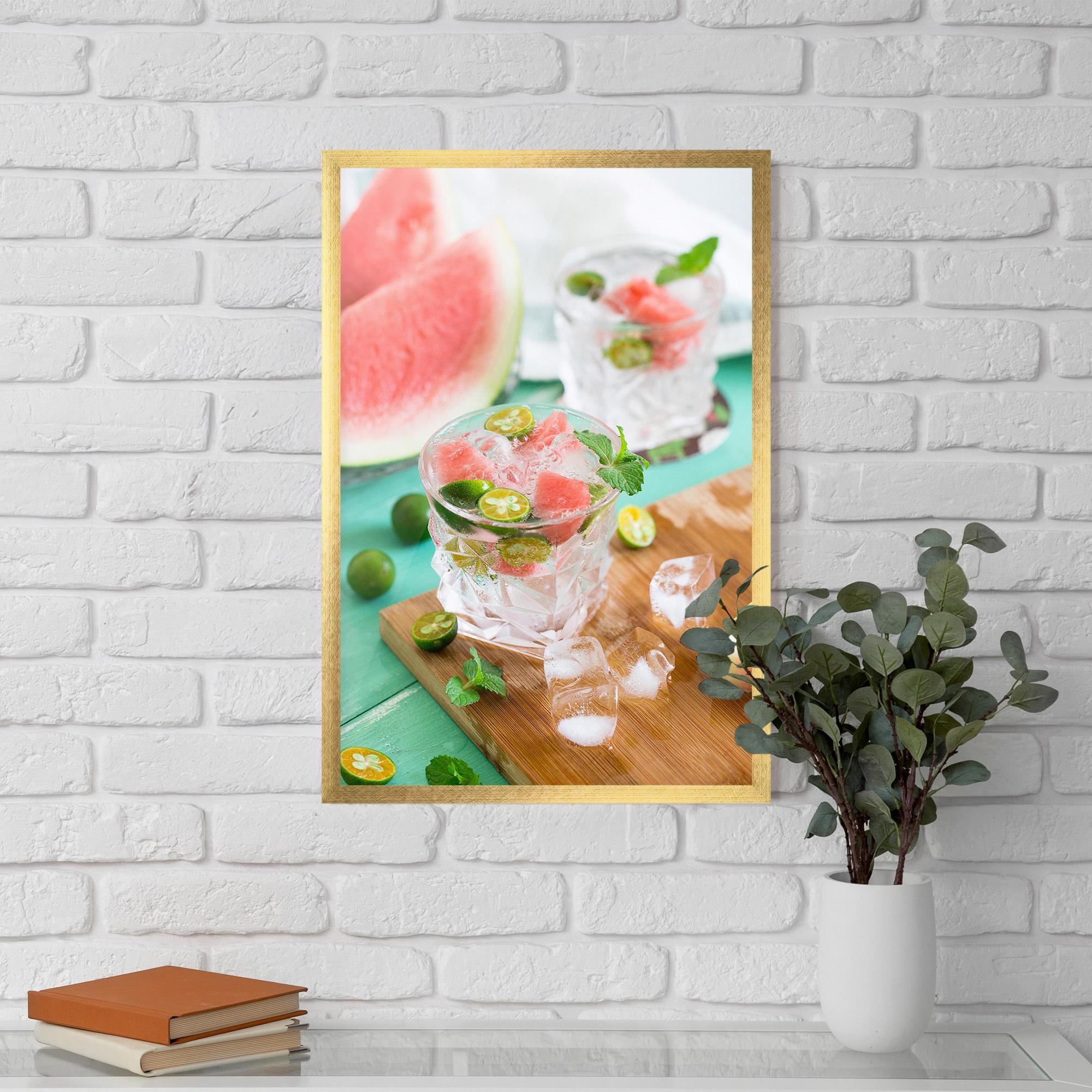 Keretezett Poszter Summer Drink mockup 5