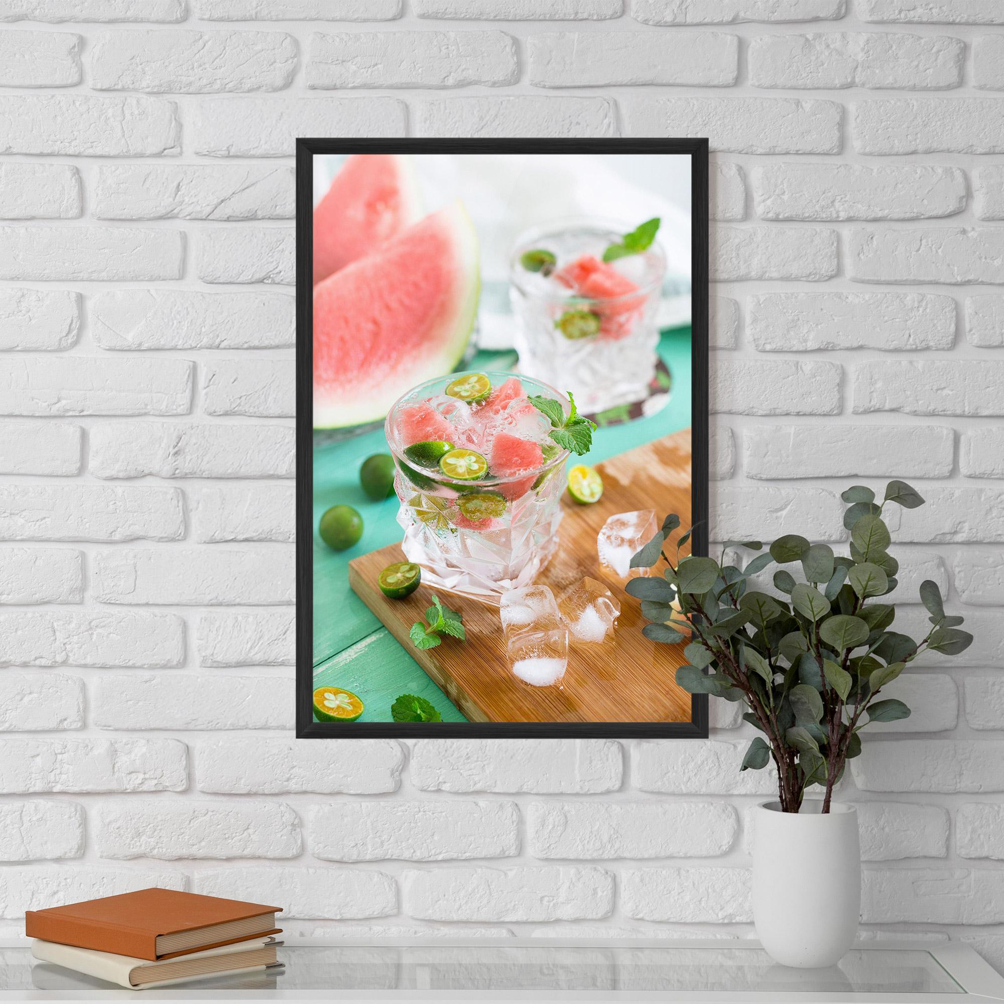 Keretezett Poszter Summer Drink mockup 5