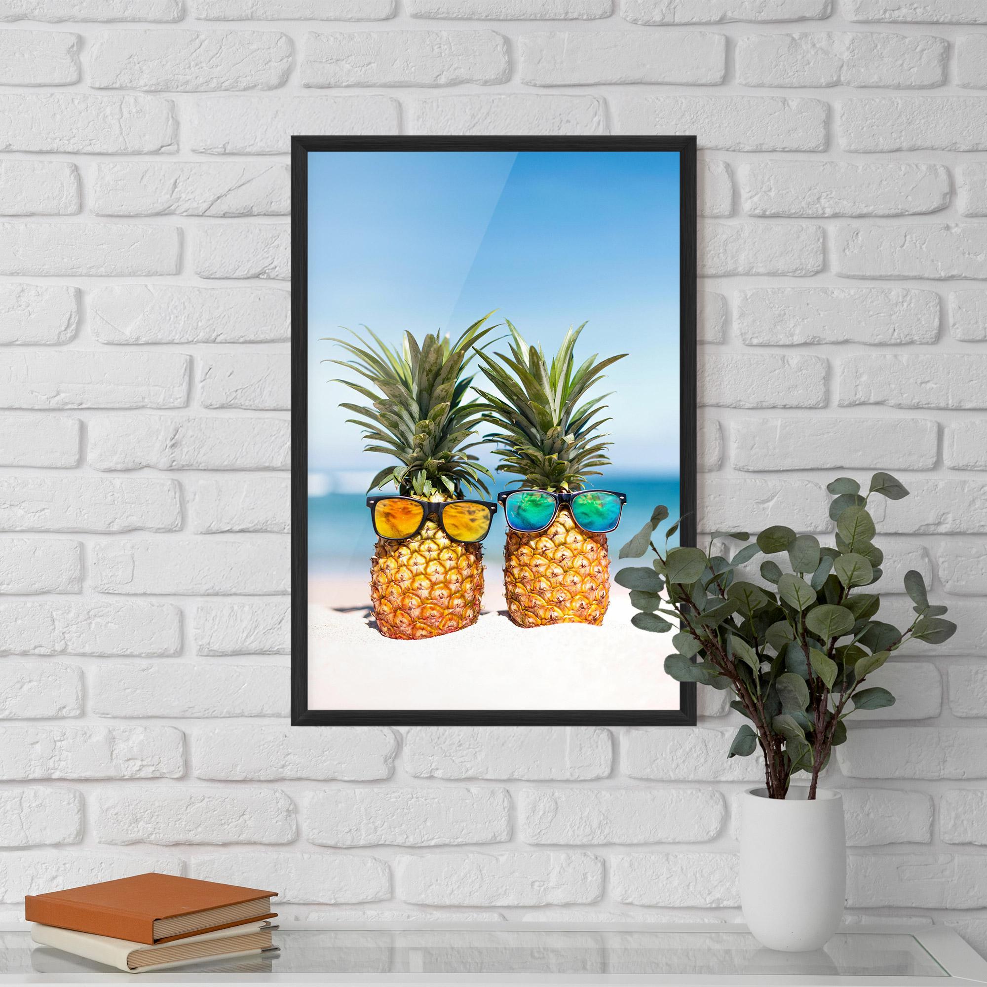 Keretezett Poszter Trendy Sunglasses mockup 5