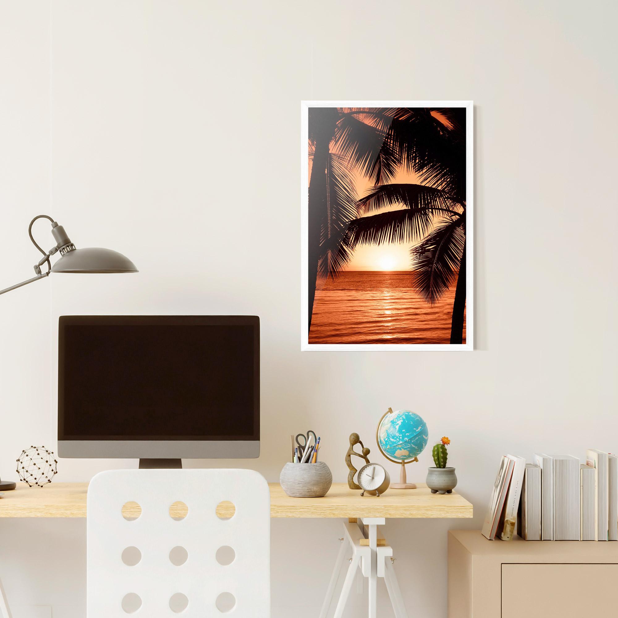 Keretezett Poszter Orange Sea mockup 6