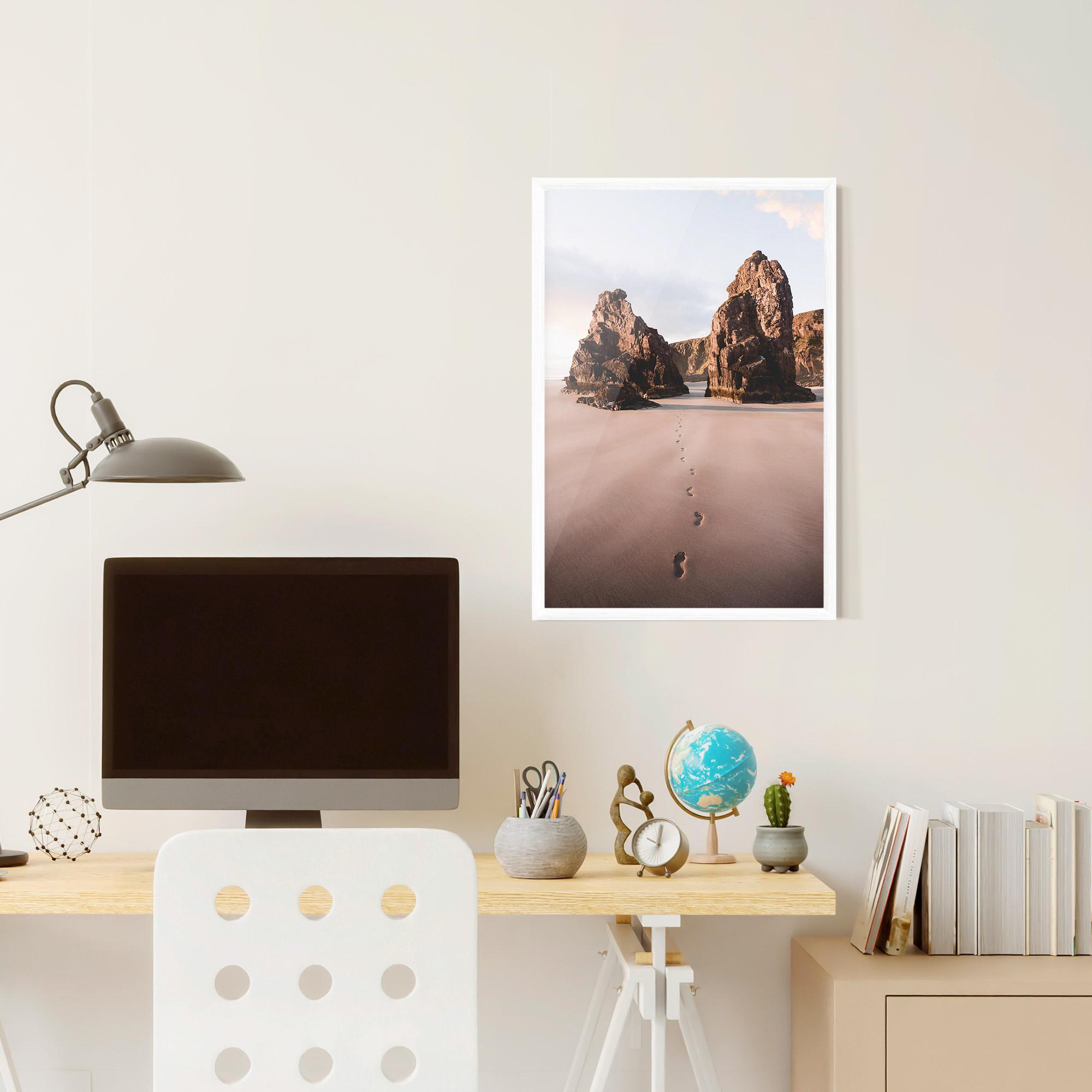 Keretezett Poszter Sand Mark mockup 6