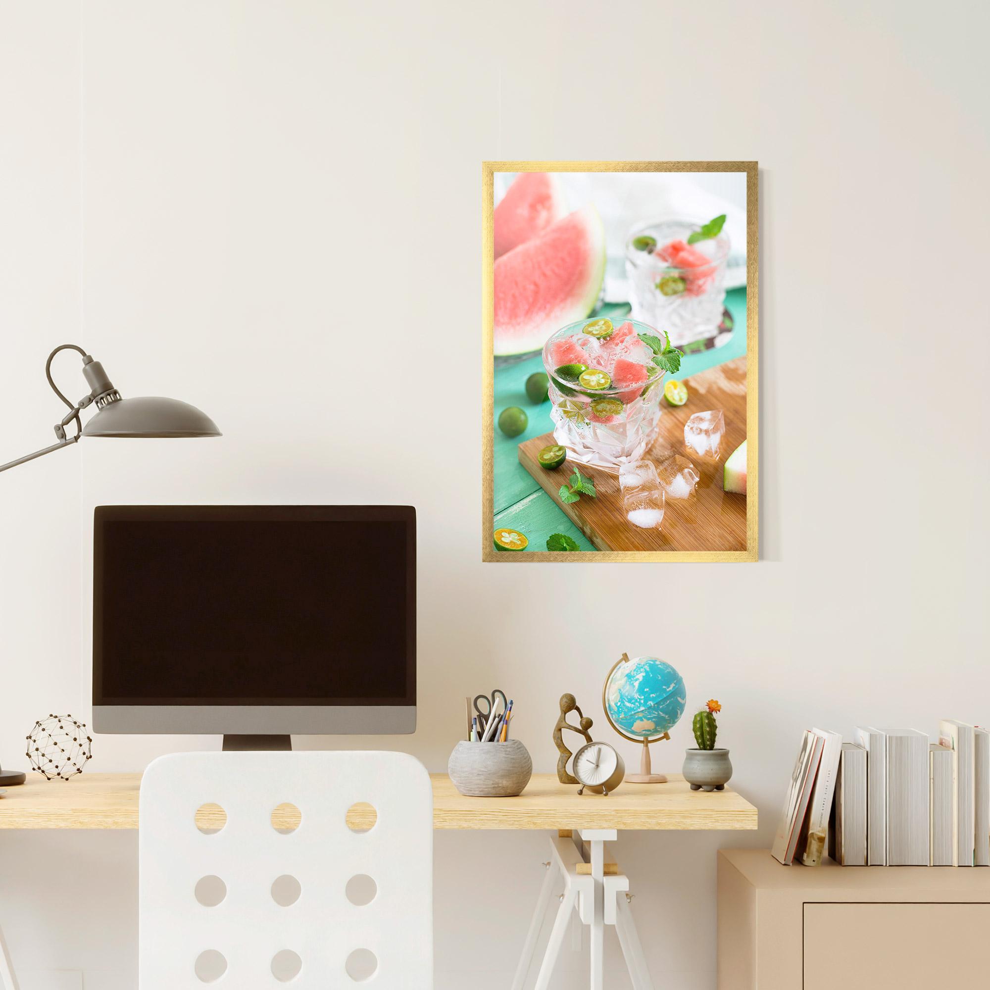 Keretezett Poszter Summer Drink mockup 6