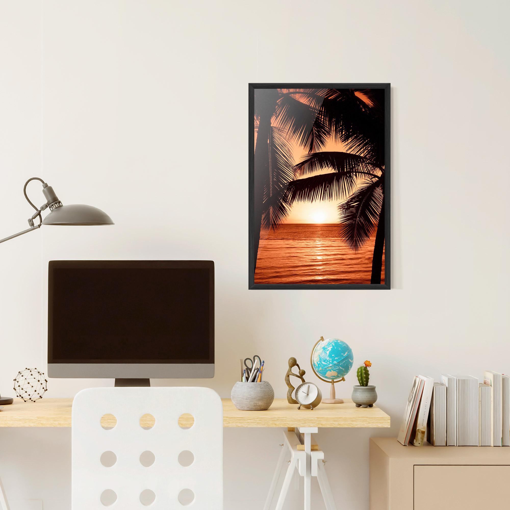 Keretezett Poszter Orange Sea mockup 6