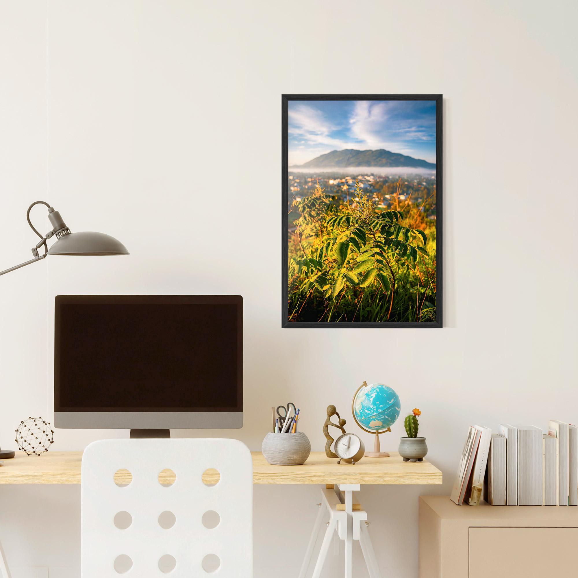 Keretezett Poszter Summer Leaves mockup 6