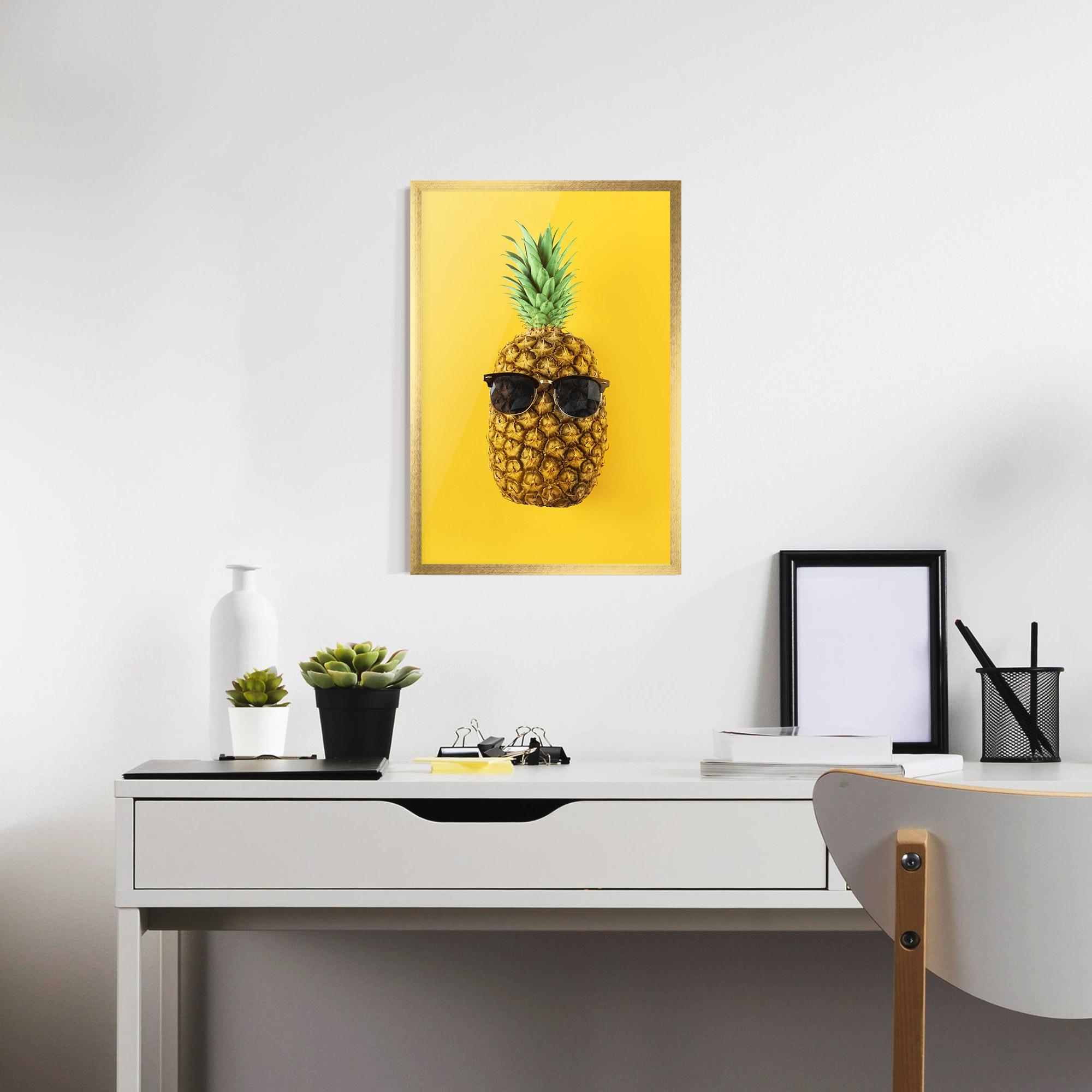 Keretezett Poszter Fresh Pineapple mockup 7