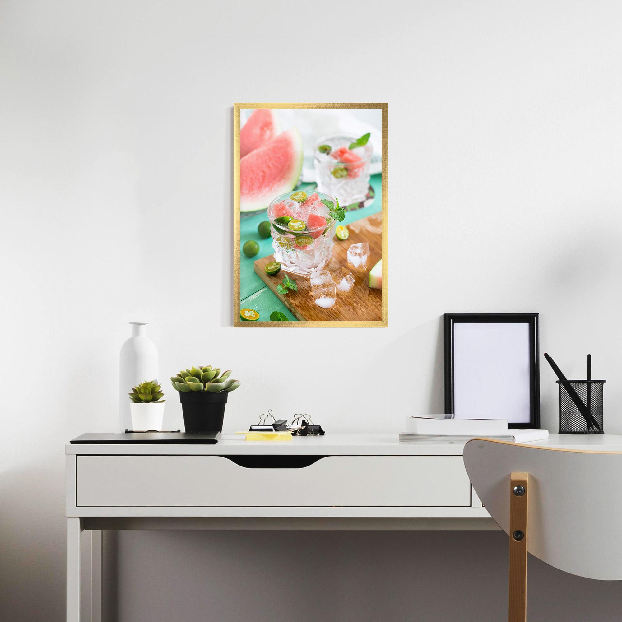 Keretezett Poszter Summer Drink mockup 7