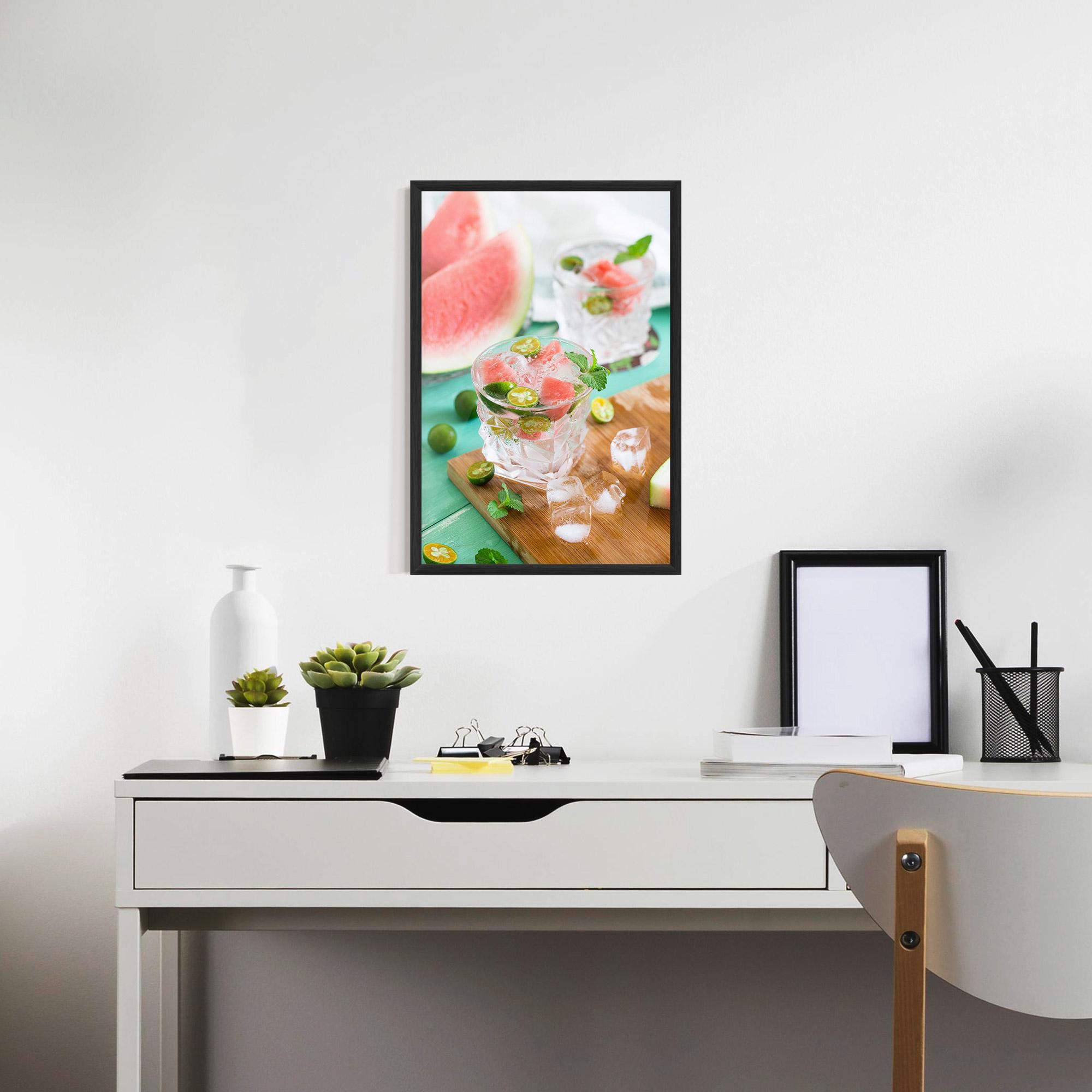 Keretezett Poszter Summer Drink mockup 7