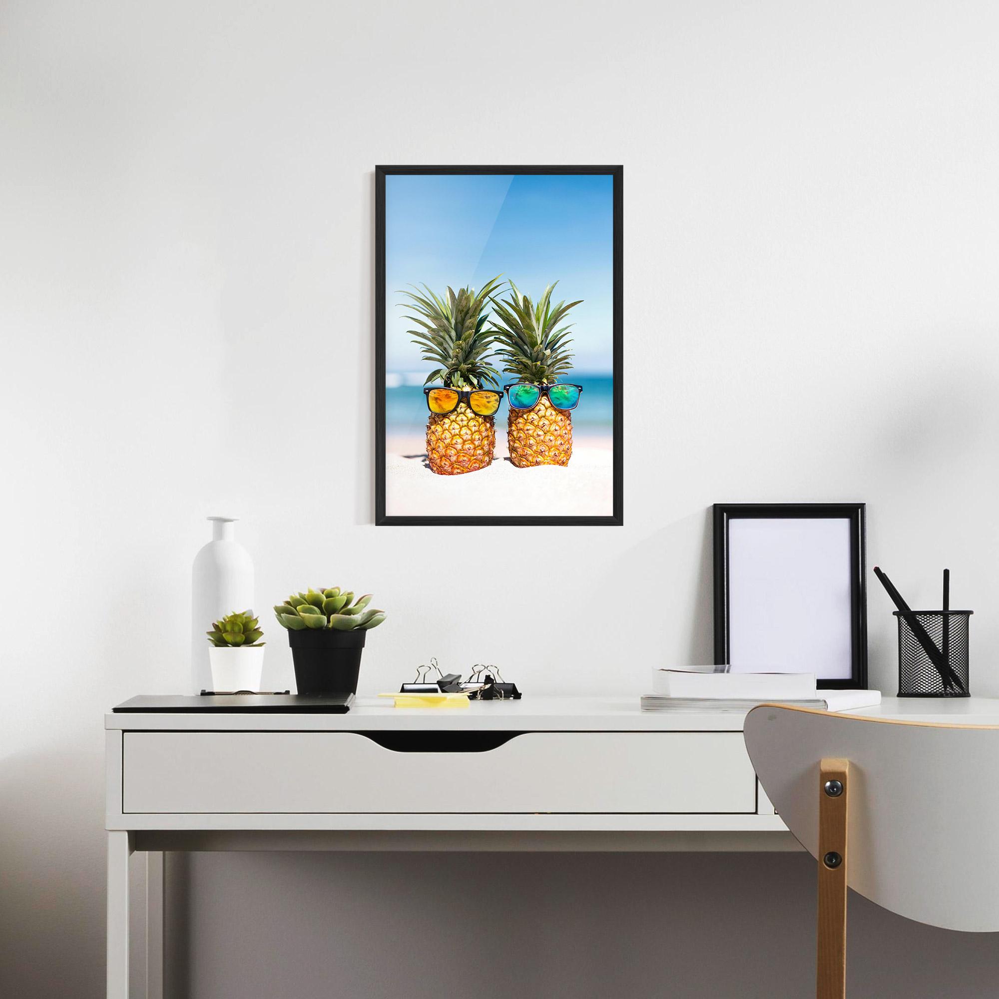 Keretezett Poszter Trendy Sunglasses mockup 7