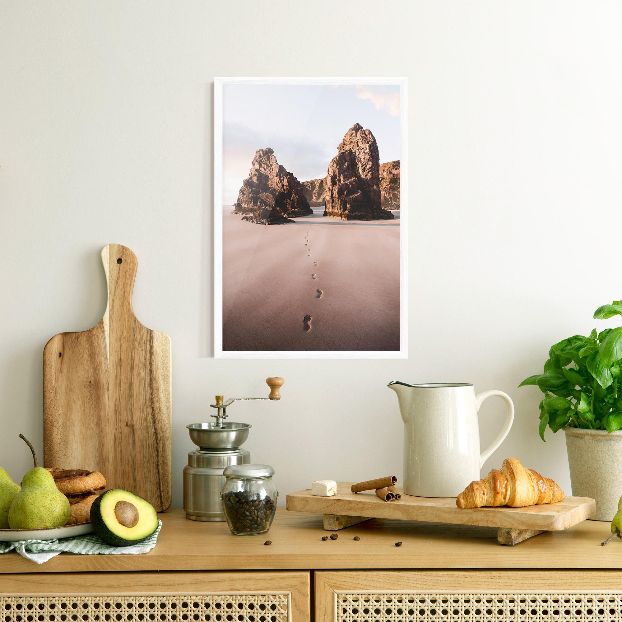 Keretezett Poszter Sand Mark mockup 8