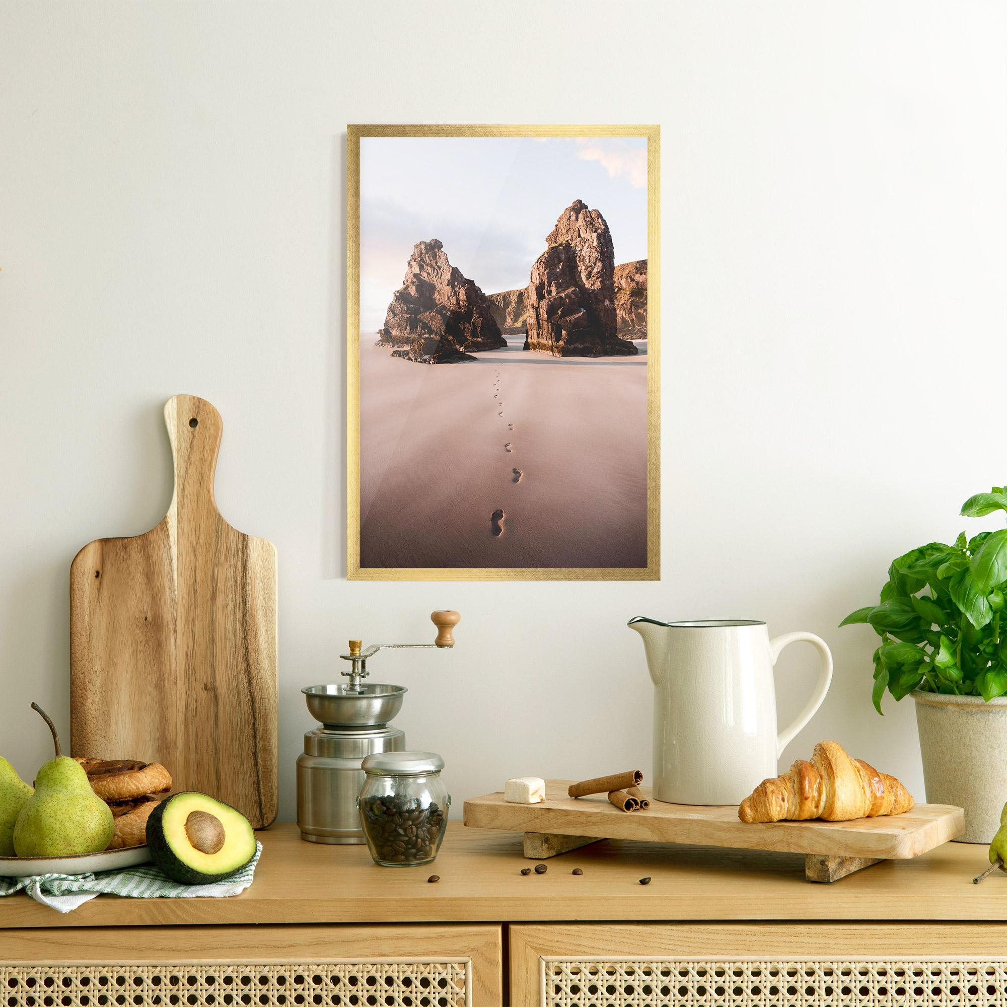 Keretezett Poszter Sand Mark mockup 8