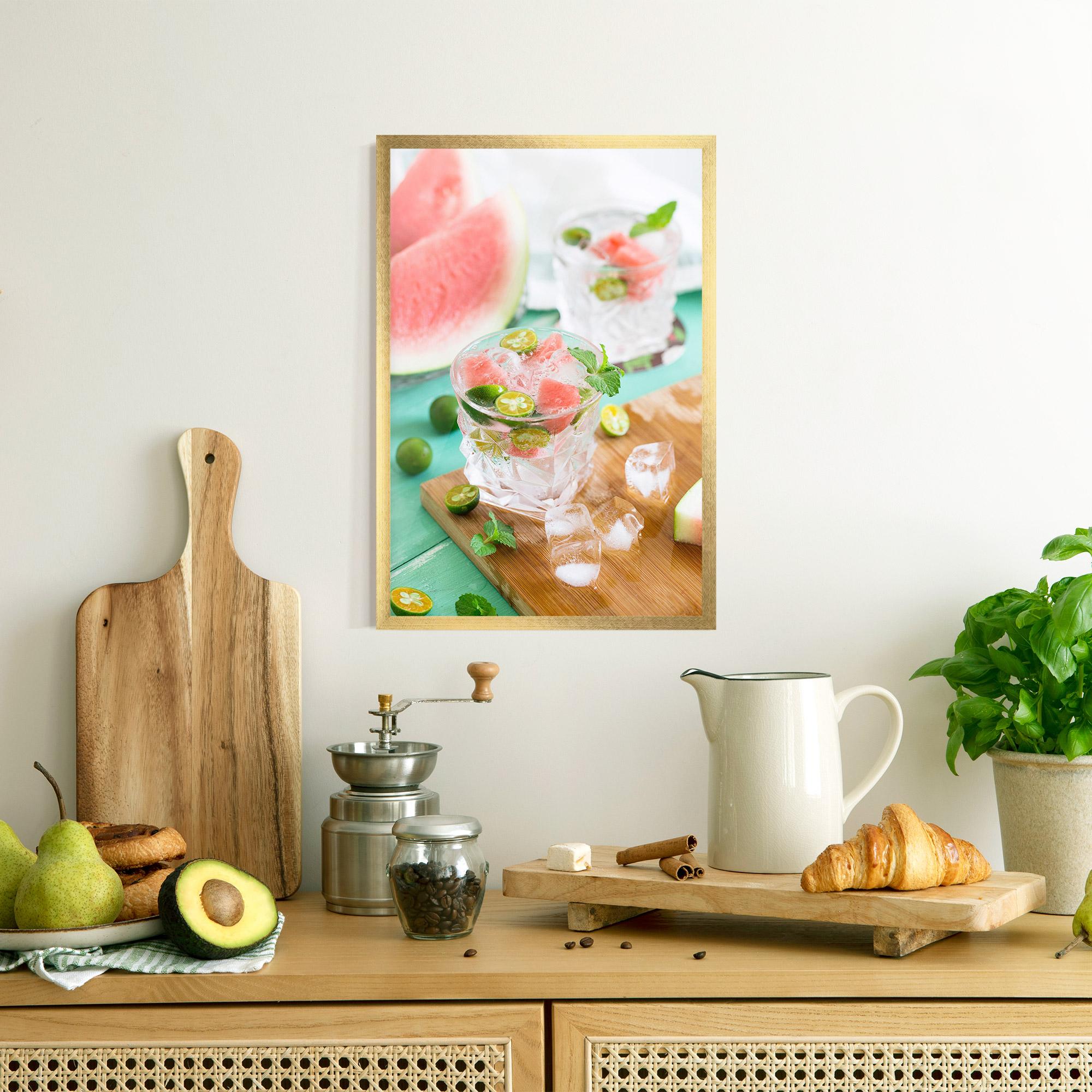 Keretezett Poszter Summer Drink mockup 8