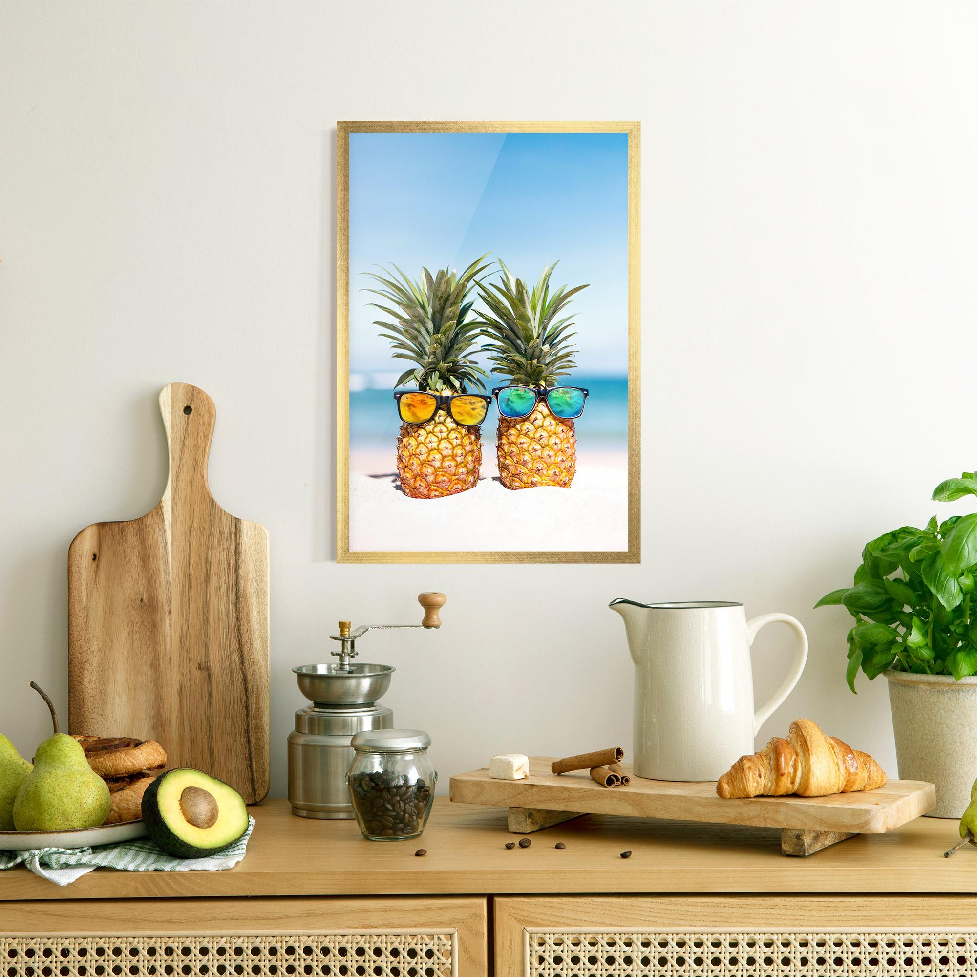 Keretezett Poszter Trendy Sunglasses mockup 8