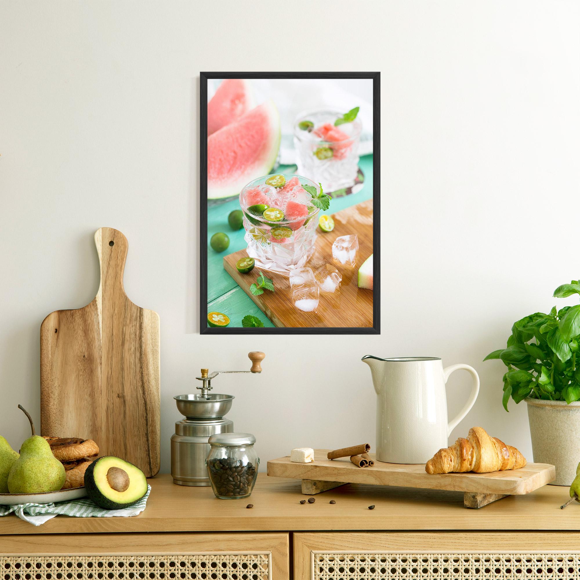 Keretezett Poszter Summer Drink mockup 8