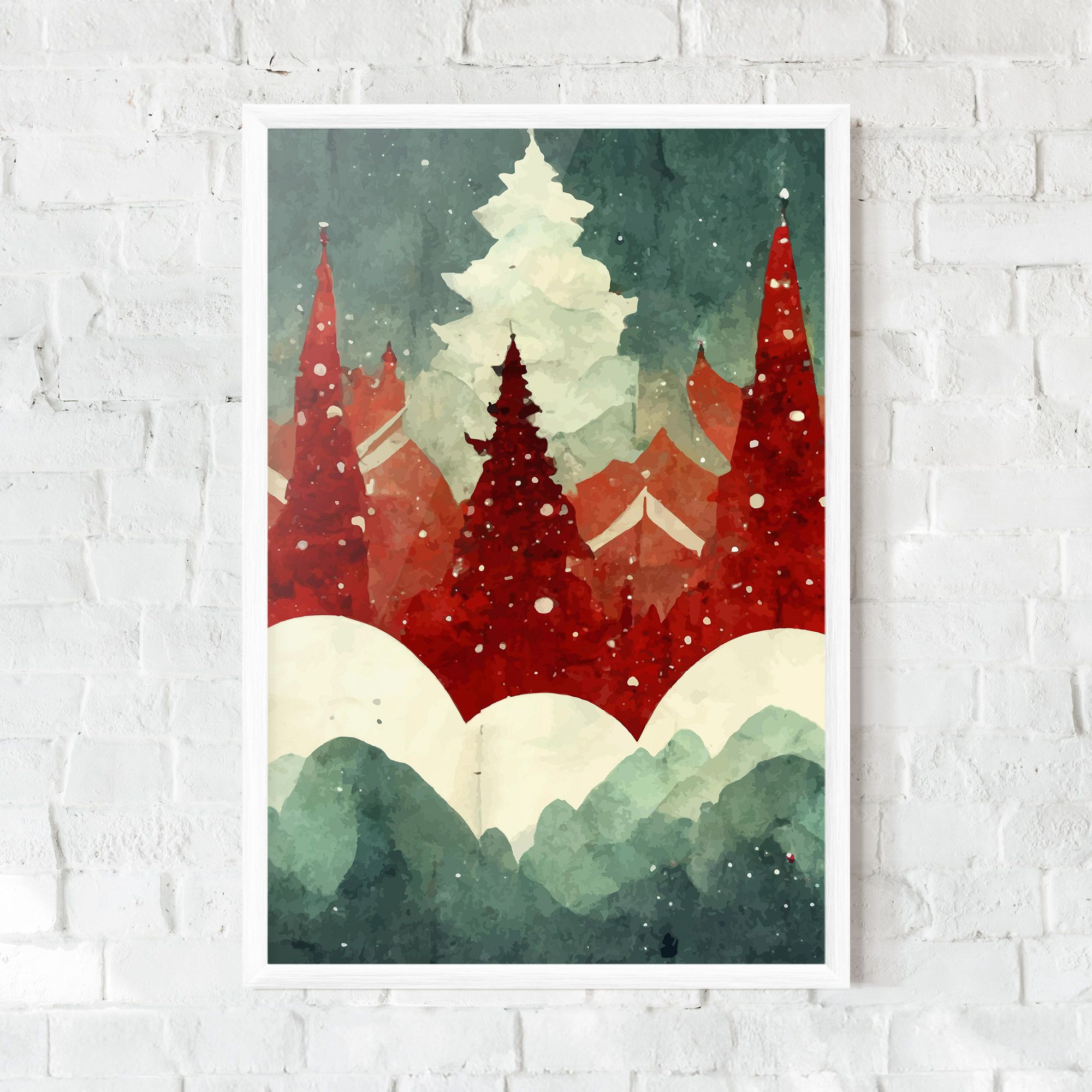 Christmas Landscape mockup 0