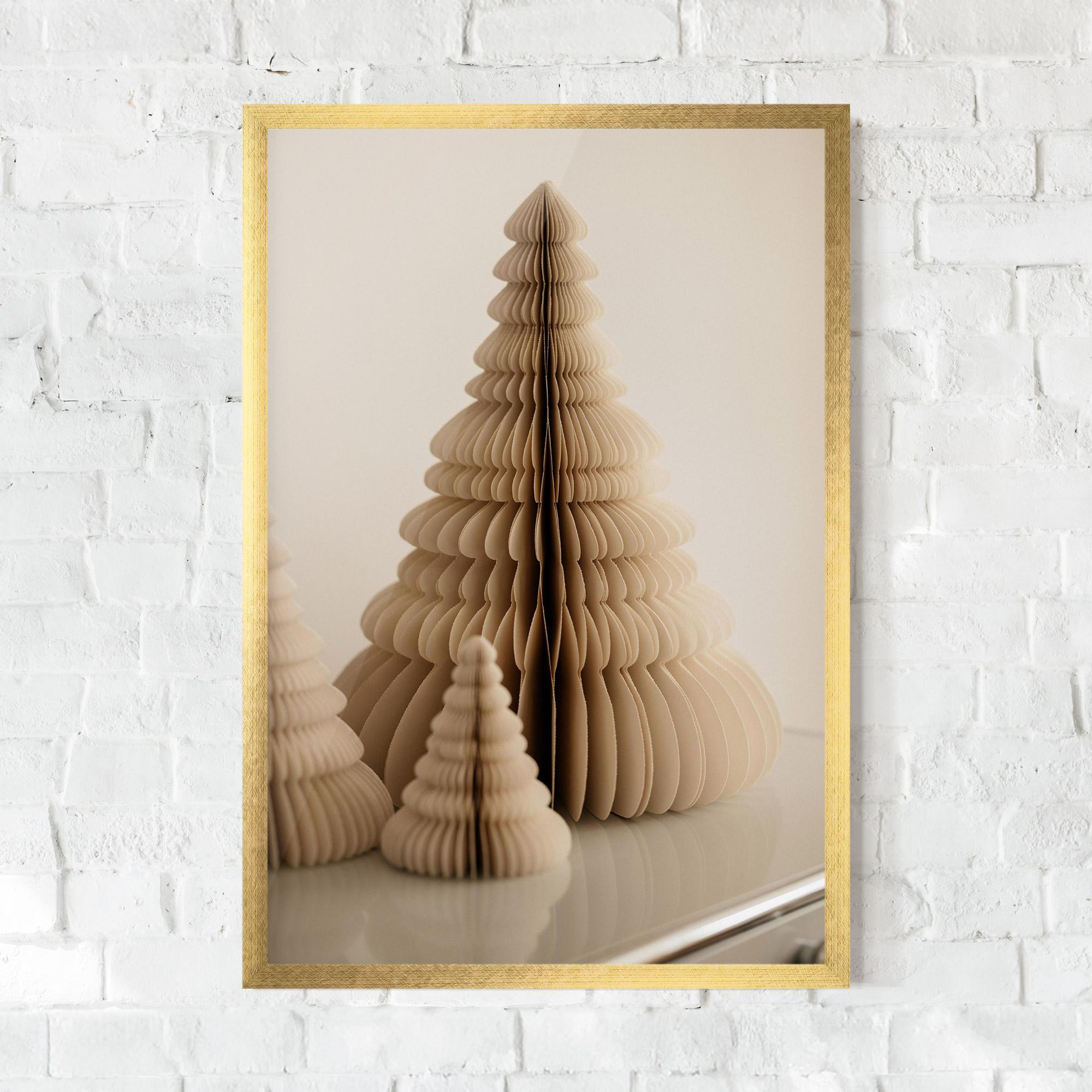 Keretezett Poszter Paper Tree mockup 0