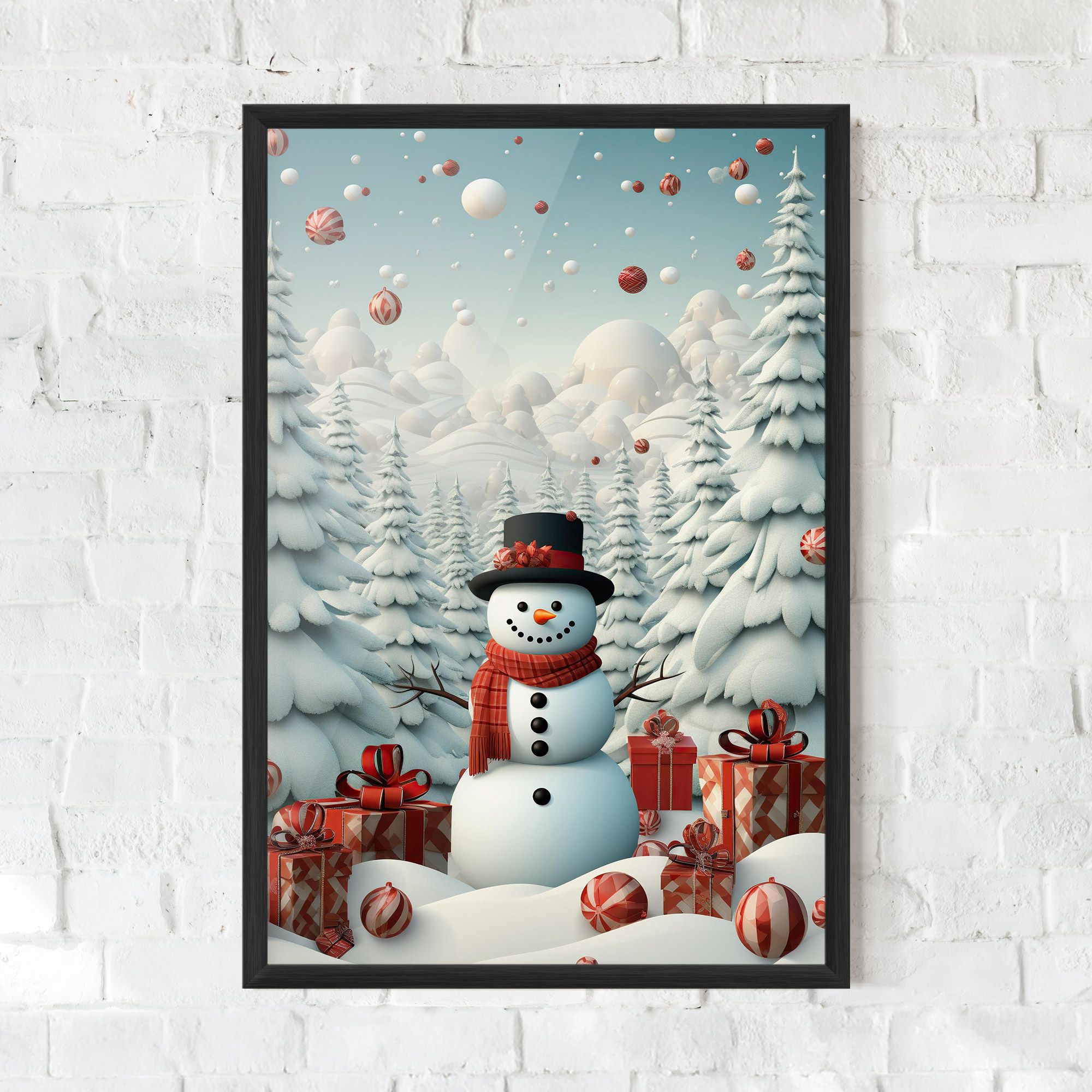 Snowman mockup 0