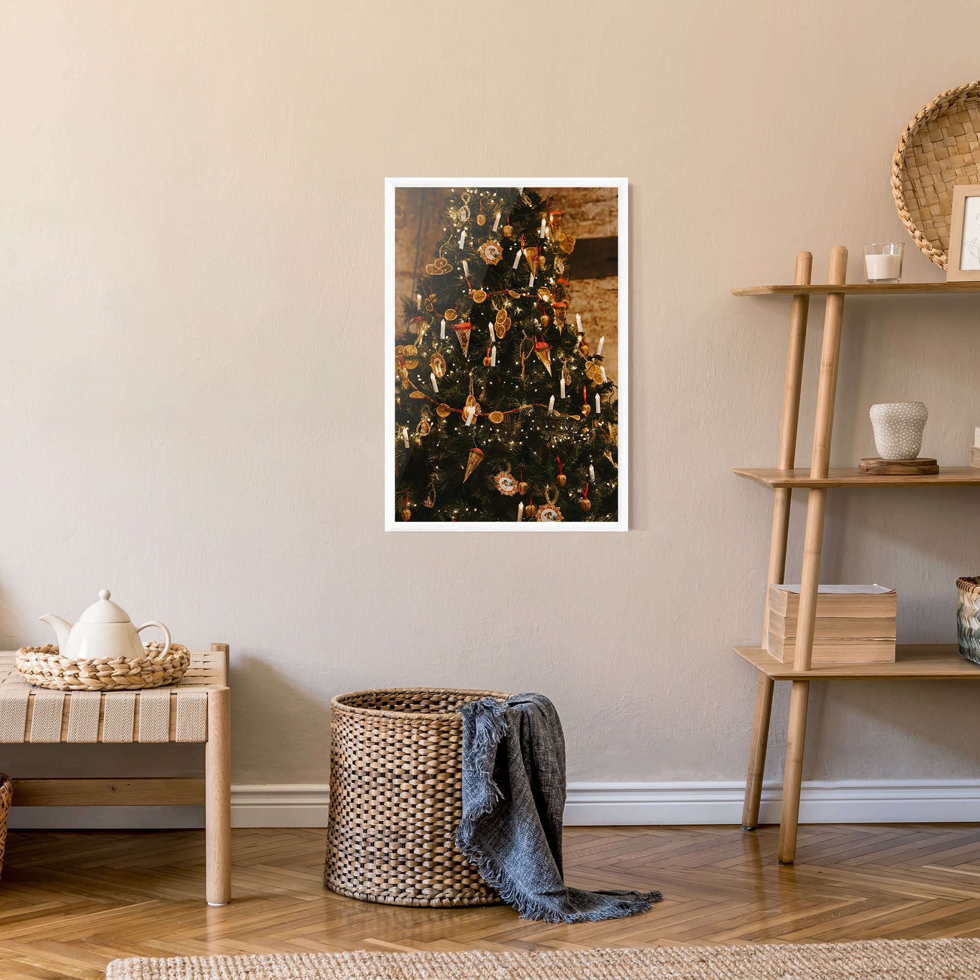 Orange Christmas Decor mockup 9