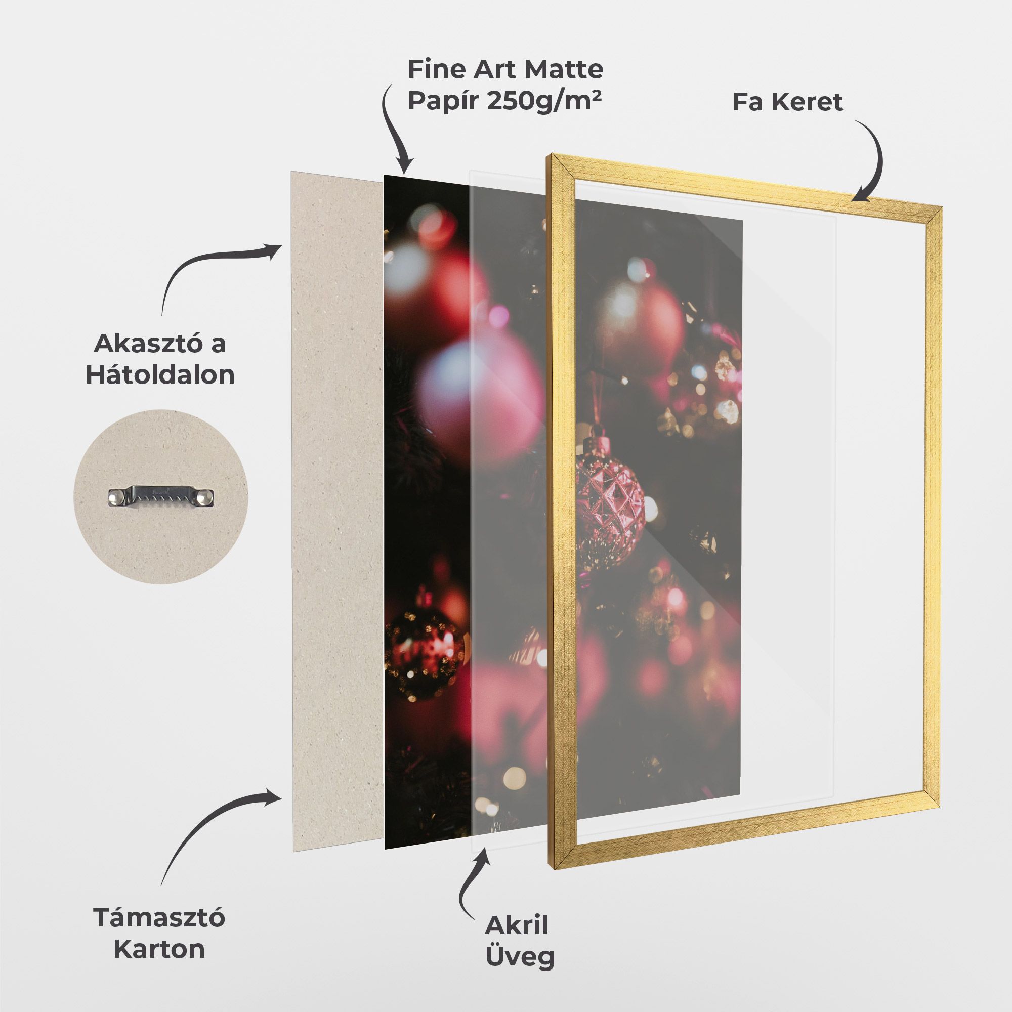 Dark Pink Christmas Balls mockup 1