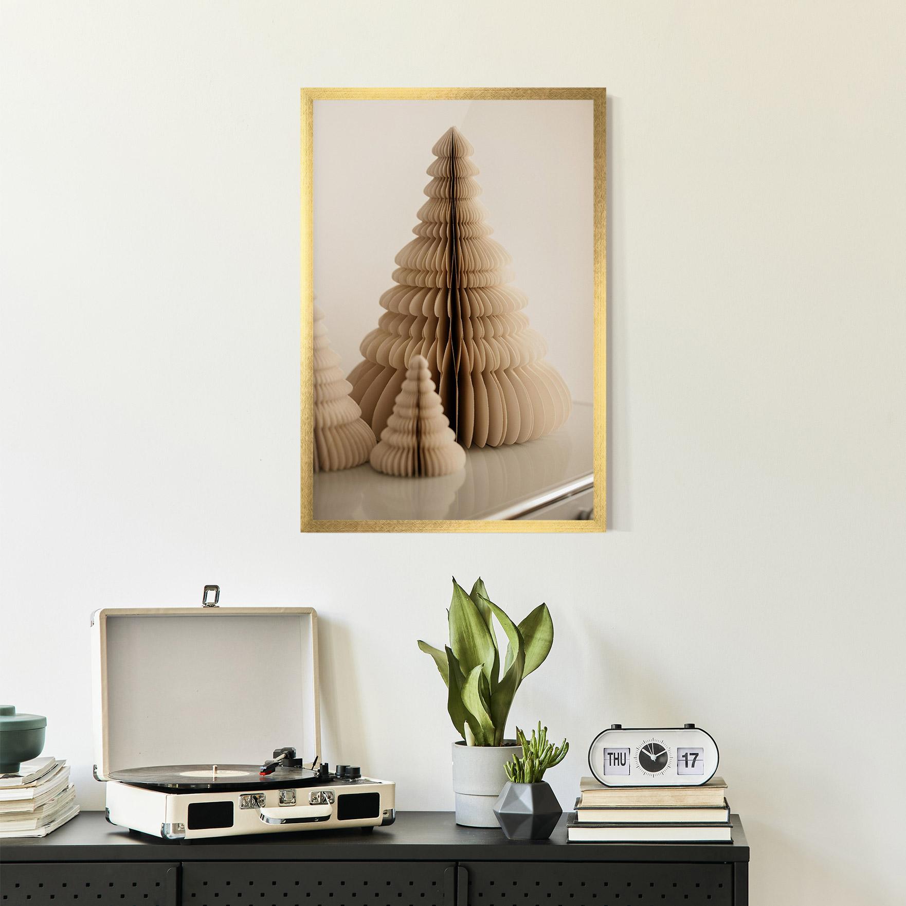 Keretezett Poszter Paper Tree mockup 2