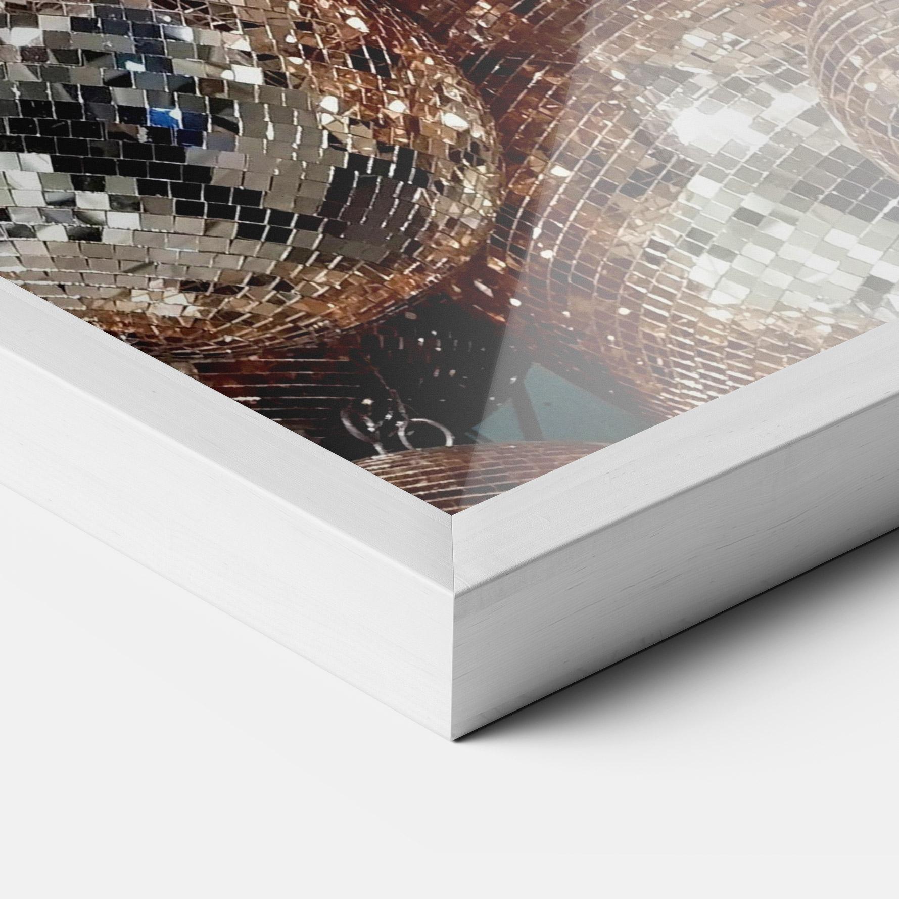 Keretezett Poszter Christmas Disko Balls mockup 3