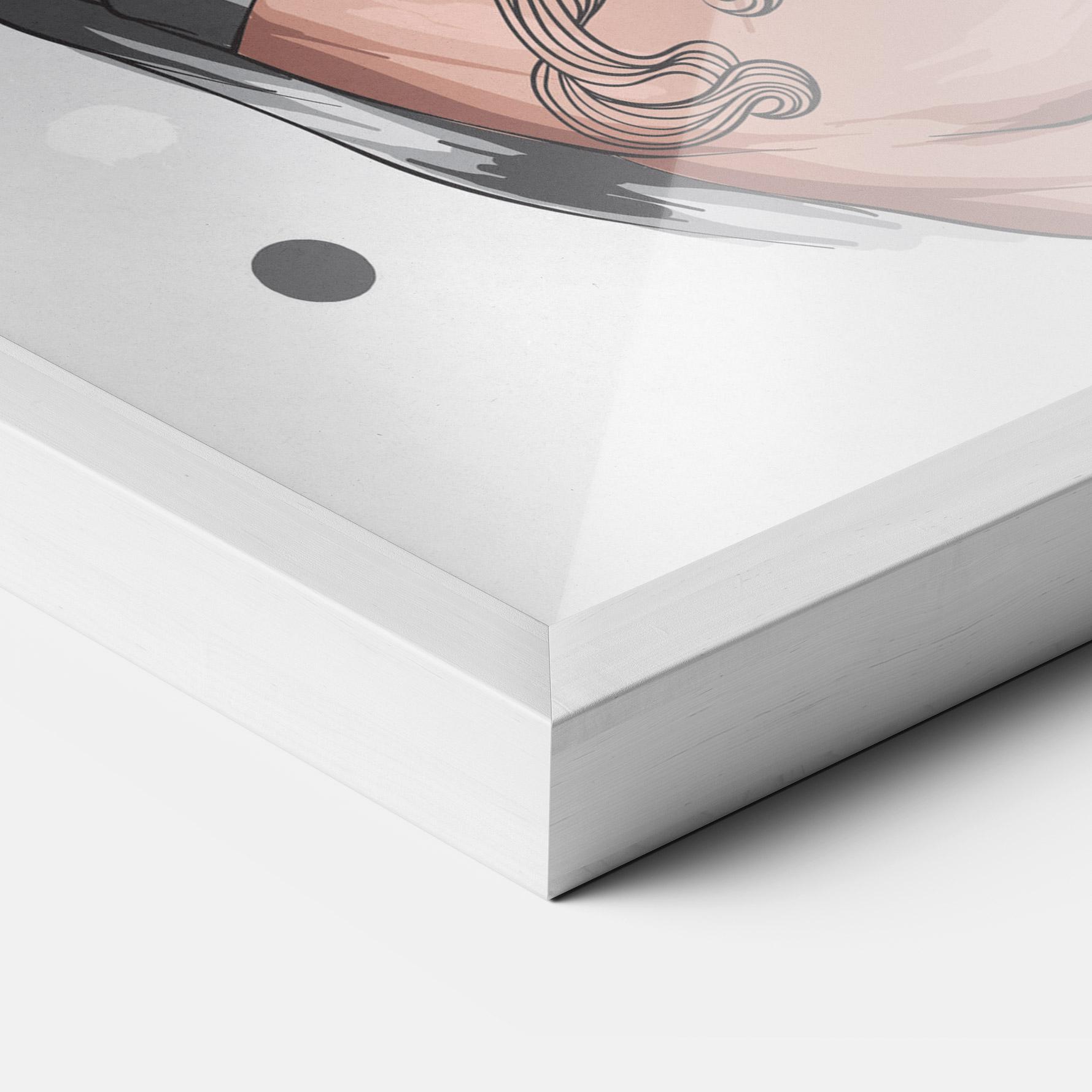 Keretezett Poszter Tattoo Santa mockup 3