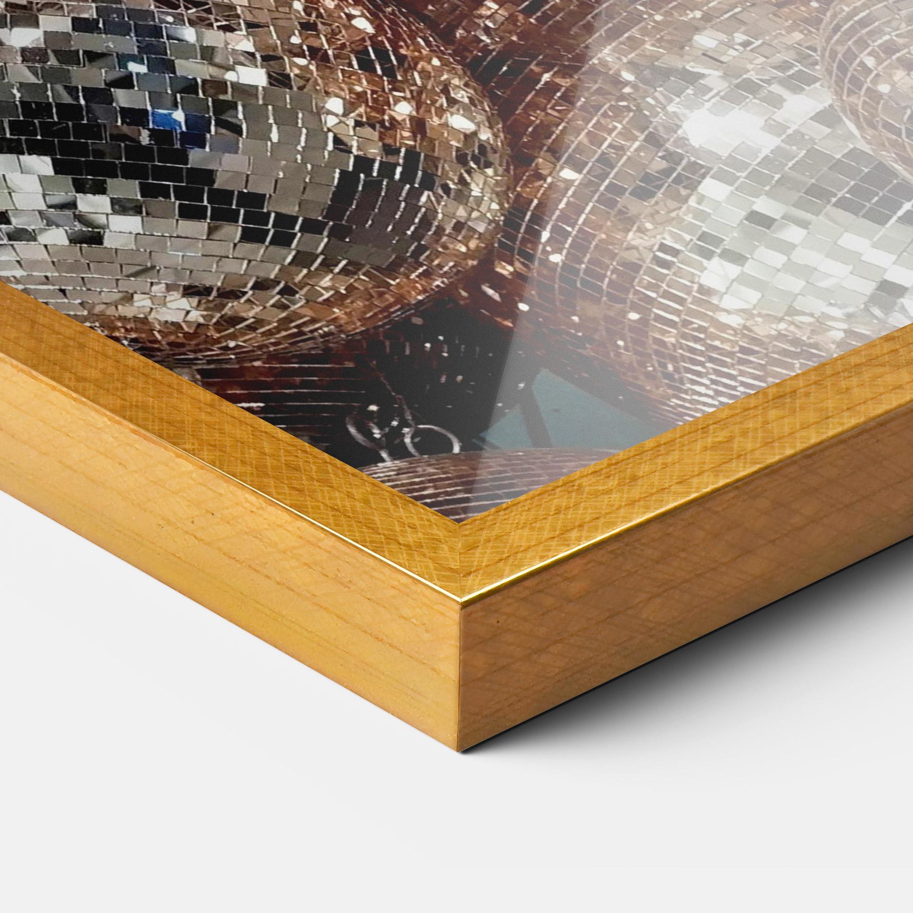 Keretezett Poszter Christmas Disko Balls mockup 3