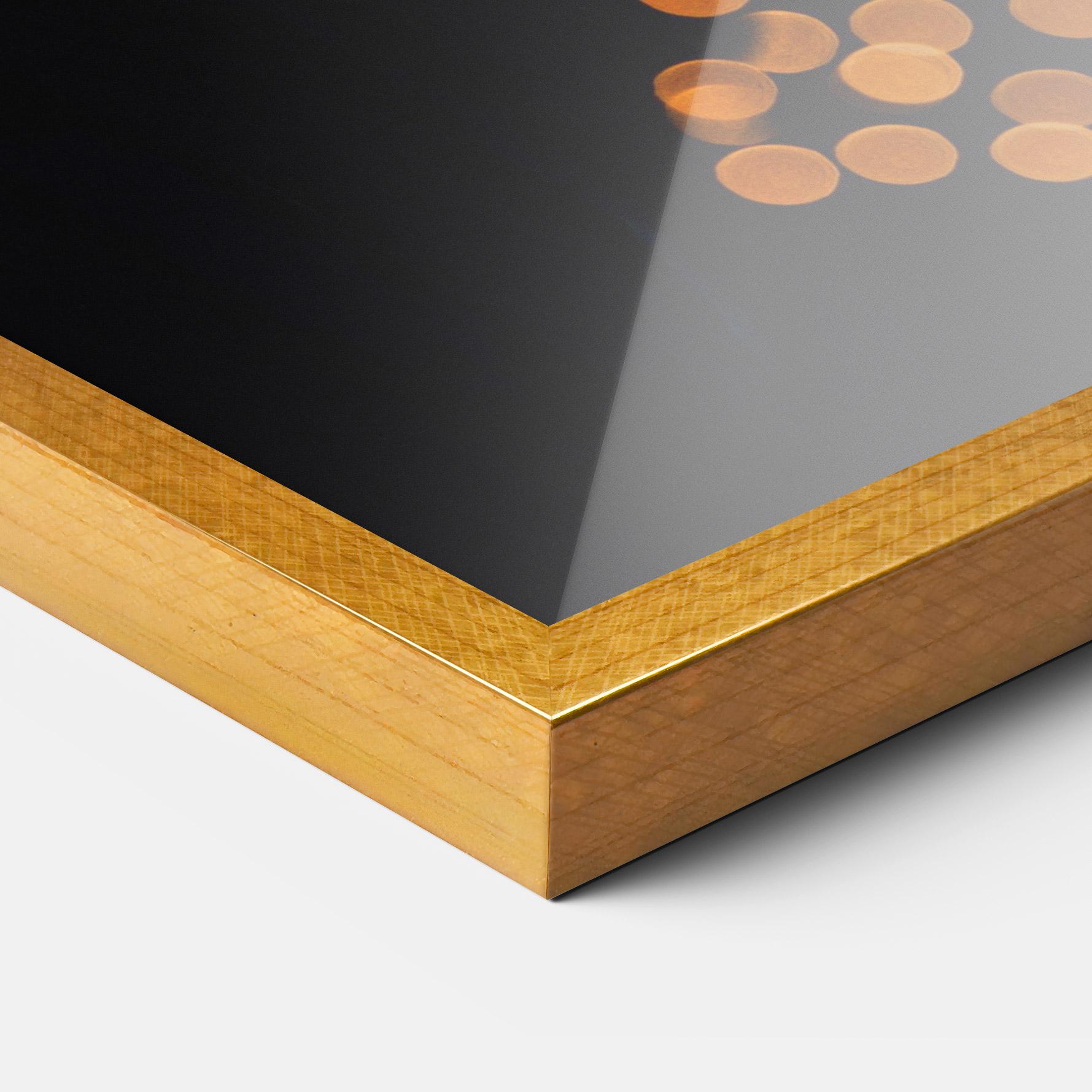 Keretezett Poszter Christmas Lights mockup 3