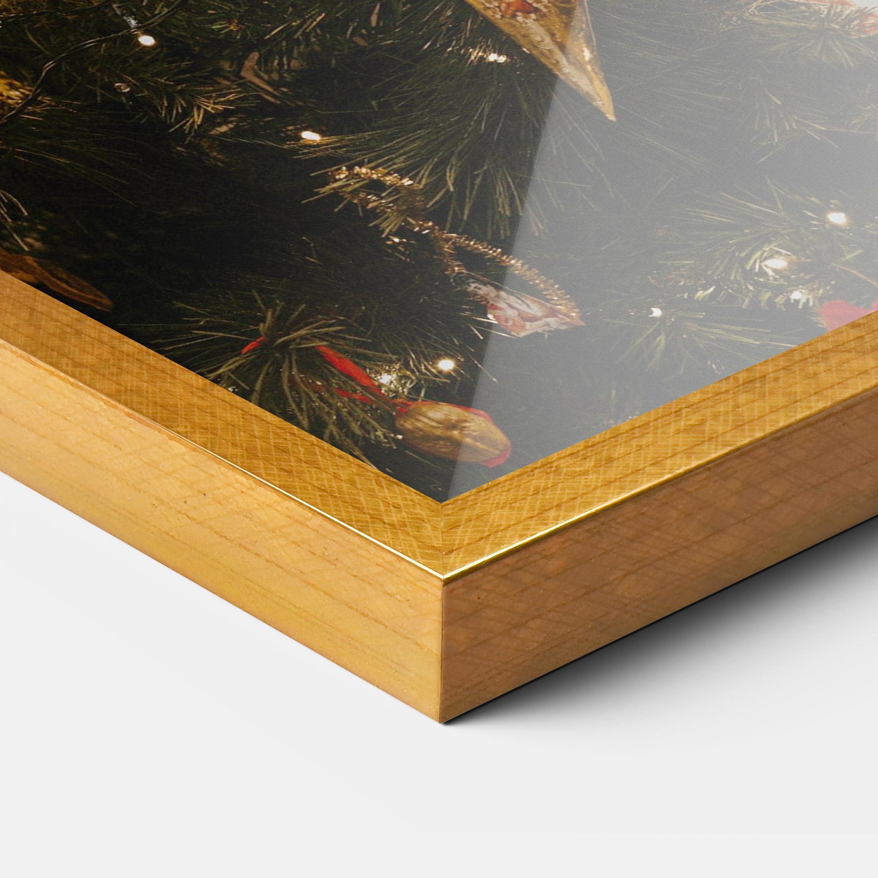 Keretezett Poszter Orange Christmas Decor mockup 3