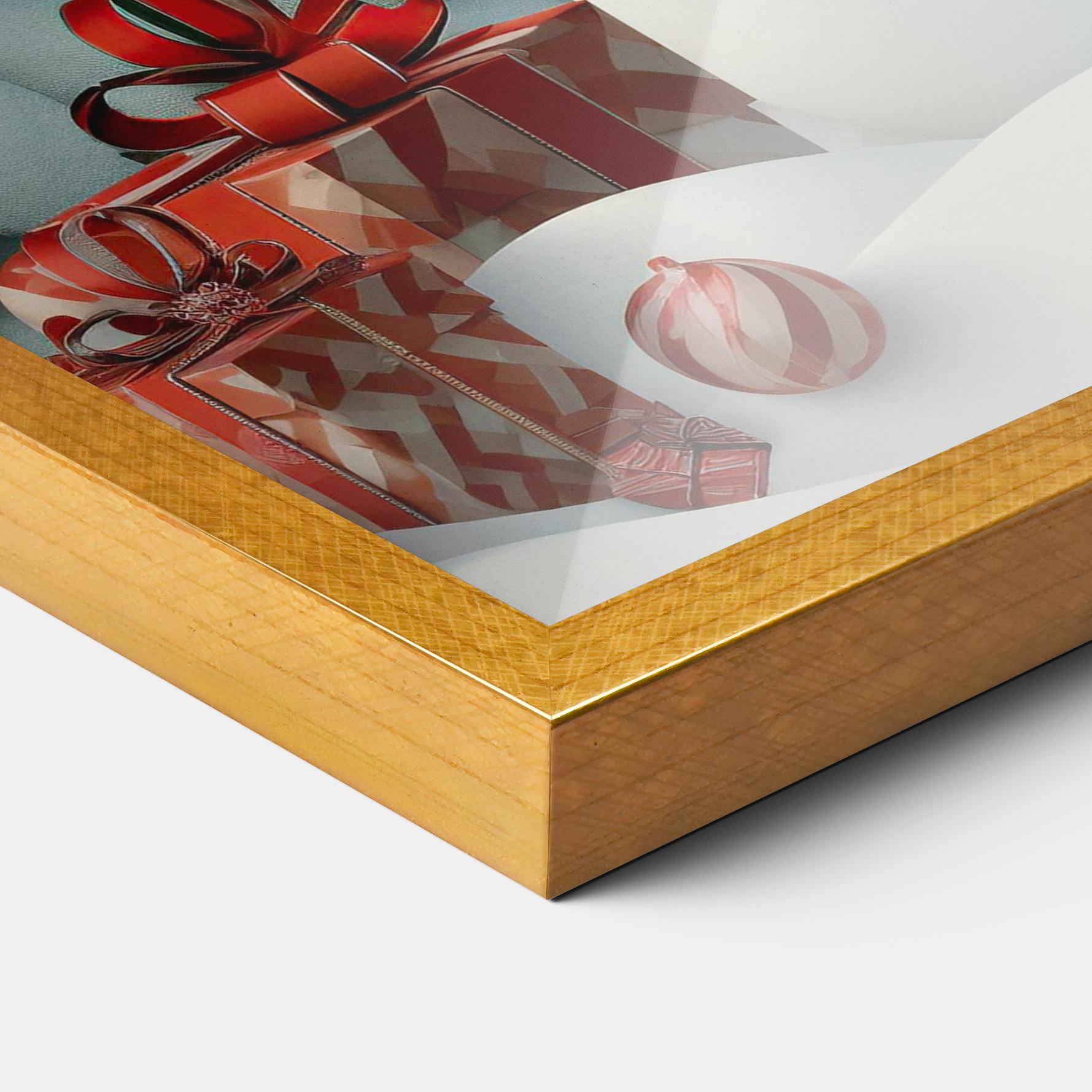 Keretezett Poszter Snowman mockup 3