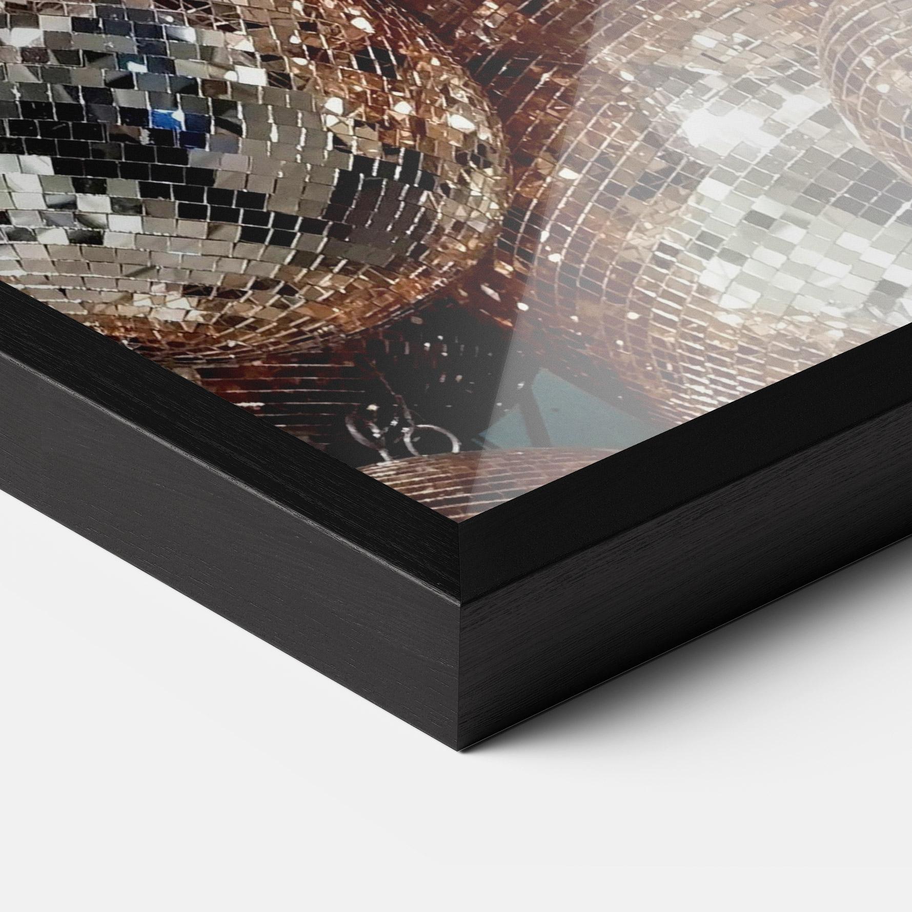 Keretezett Poszter Christmas Disko Balls mockup 3