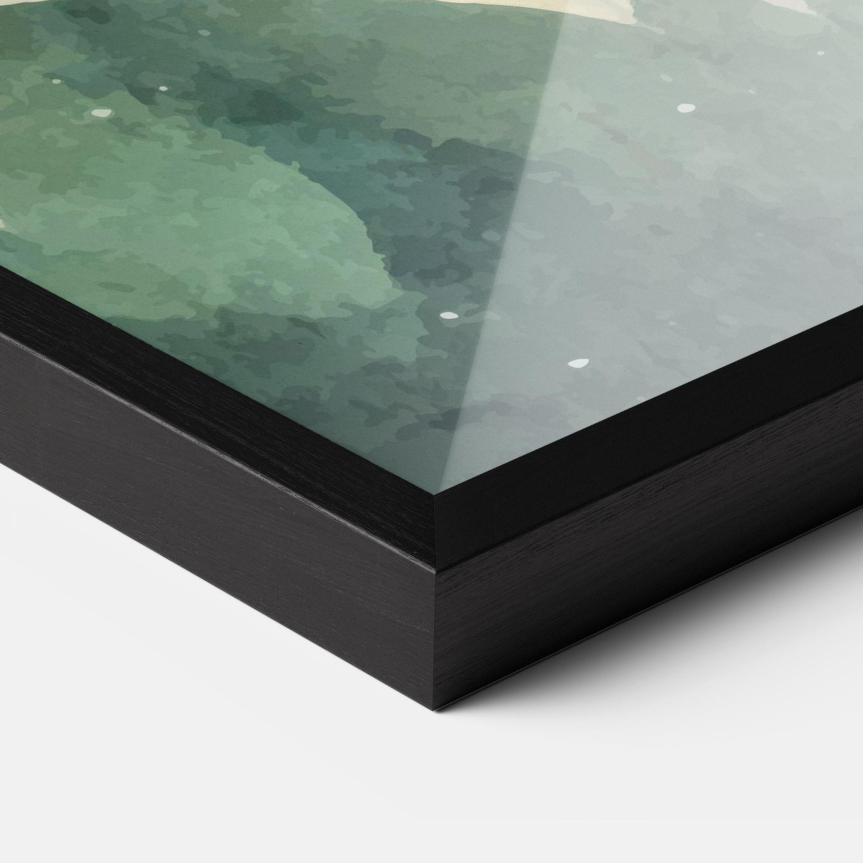 Keretezett Poszter Christmas Landscape mockup 3