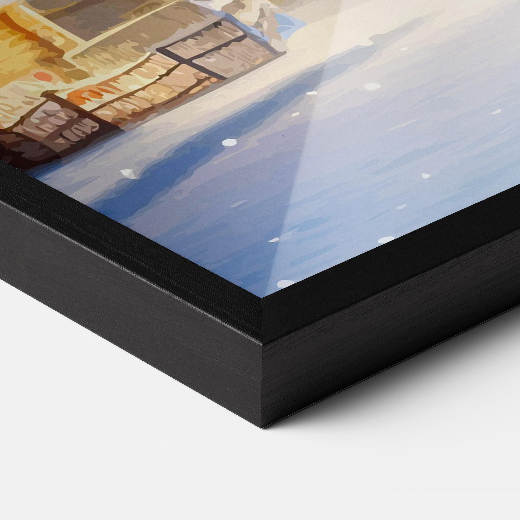 Keretezett Poszter Fairy Tale Christmas House mockup 3