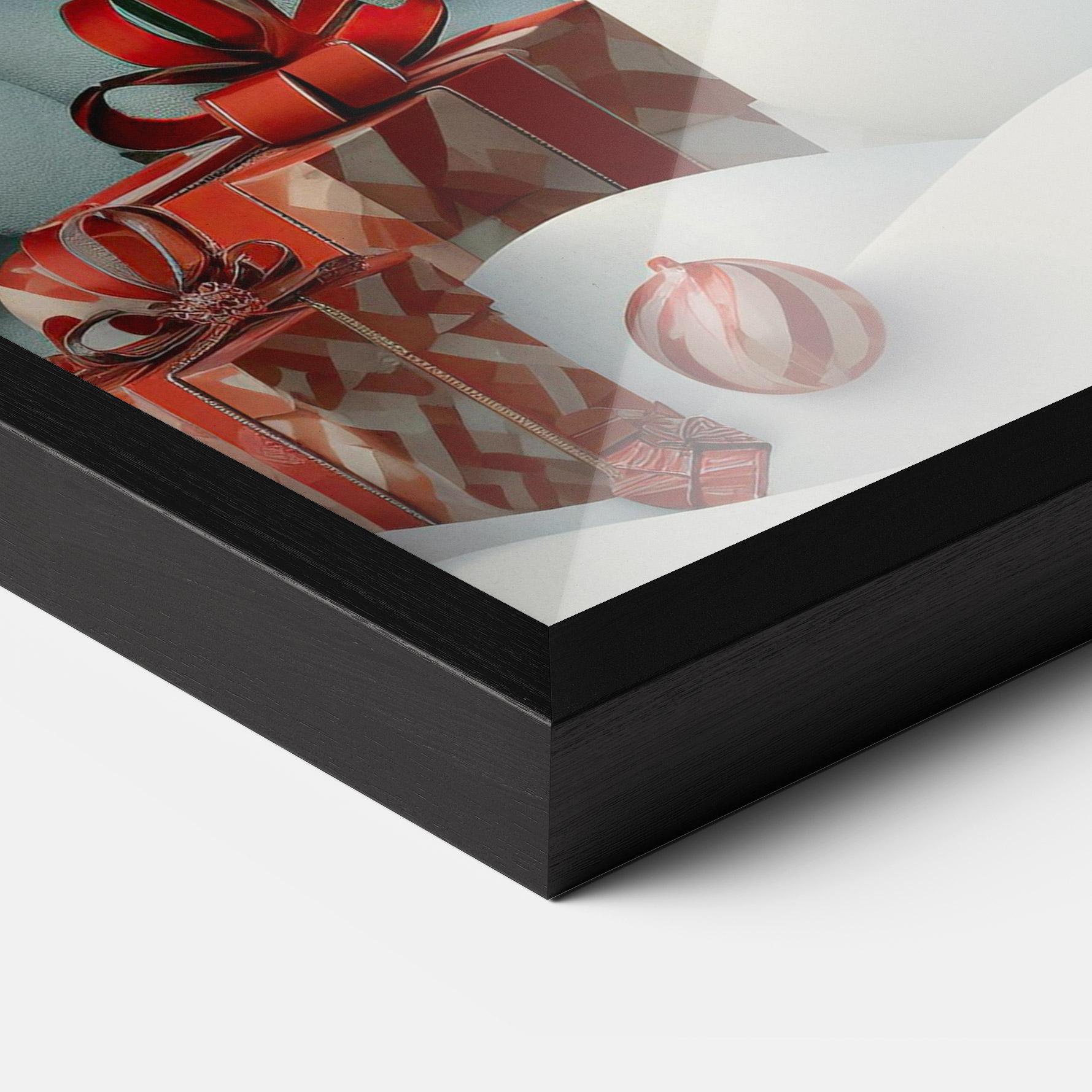 Keretezett Poszter Snowman mockup 3