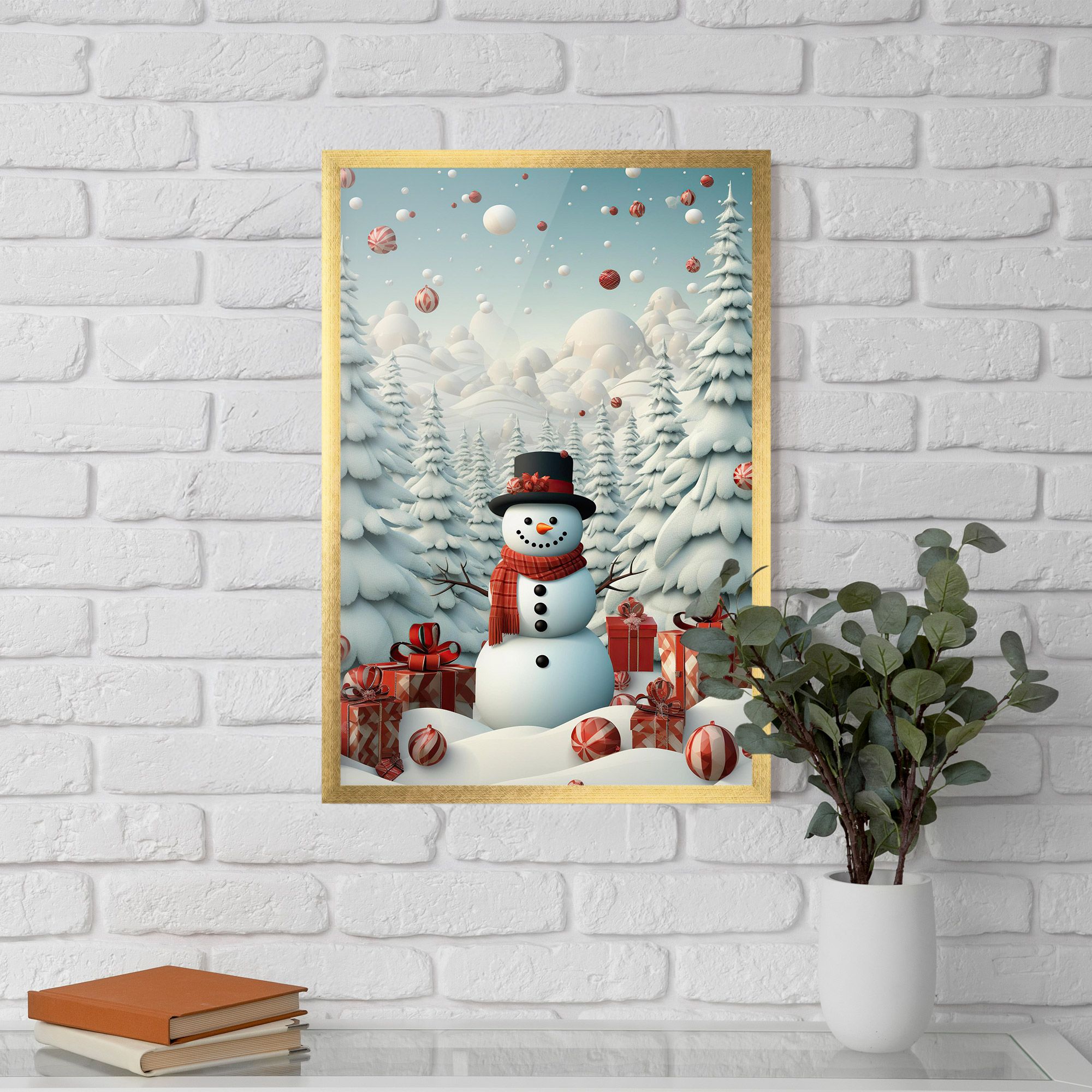 Snowman mockup 5
